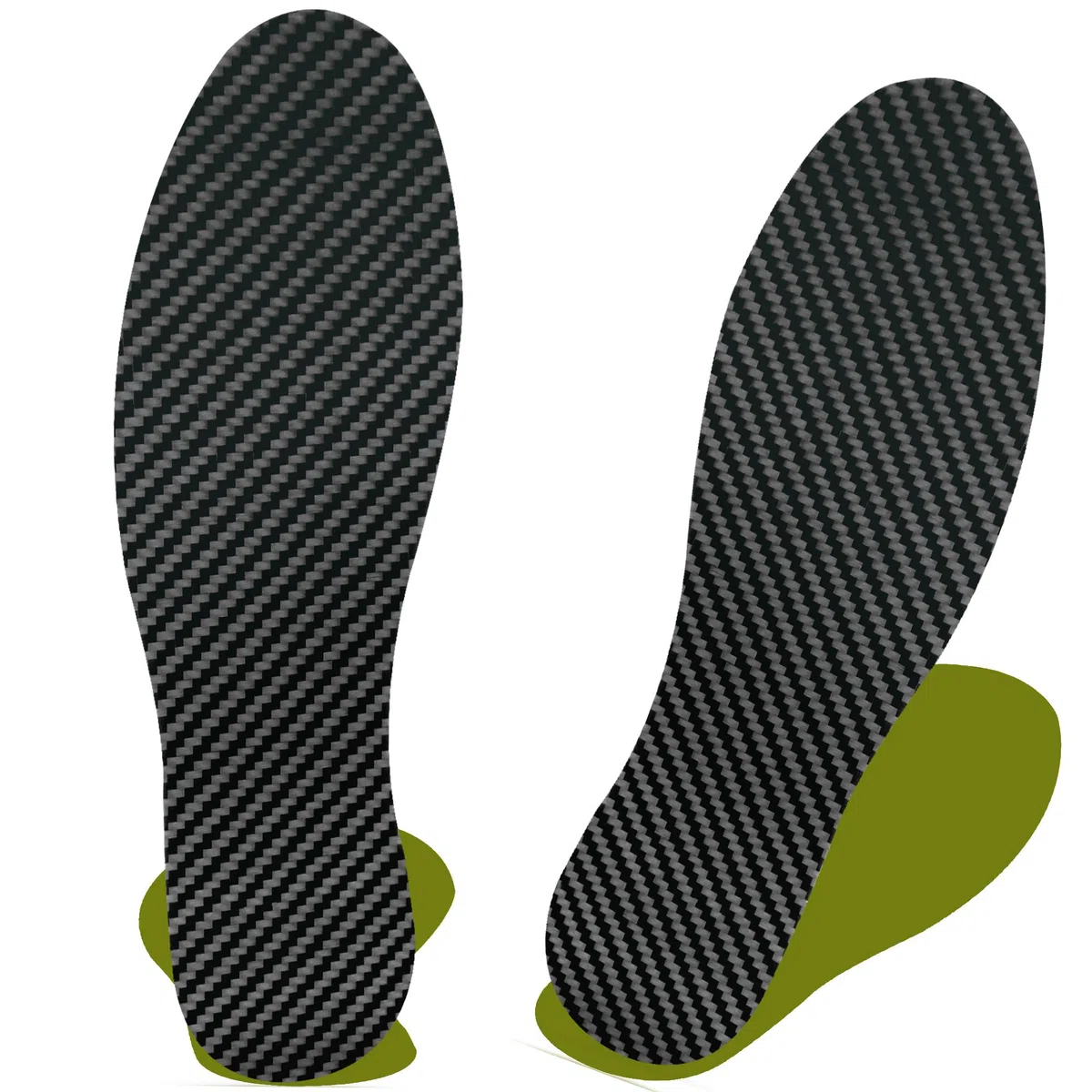 Plantilla de fibra de carbono (1 par), placa de pie de fibra de carbono para Hallux Rigidus, Limitus, puntera de césped, artritis, fracturas, suela rígida para deportes, senderismo, senderismo,