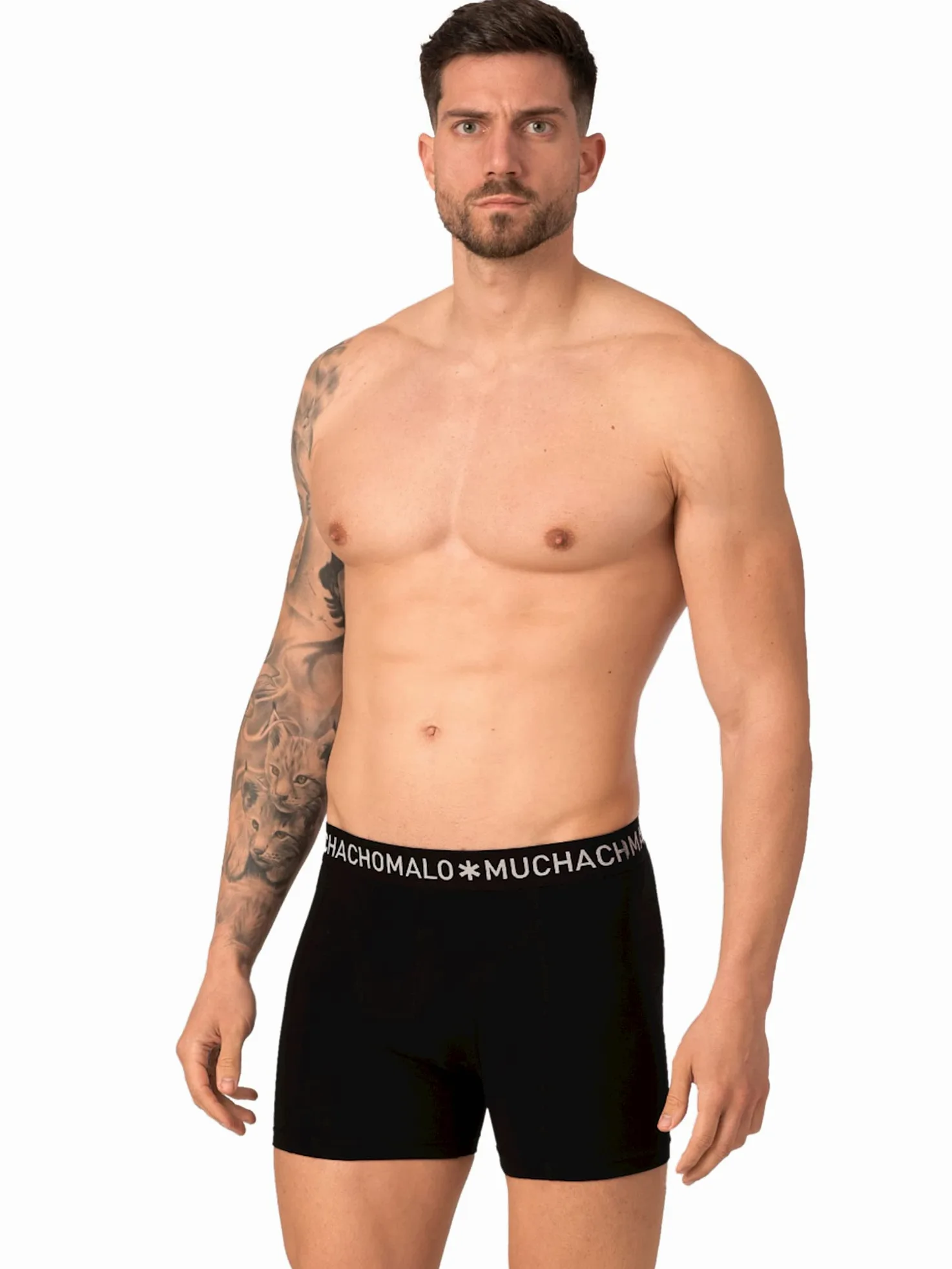 Muchachomalo - Calzoncillos tipo bóxer para hombre, 2 unidades, microfibra.