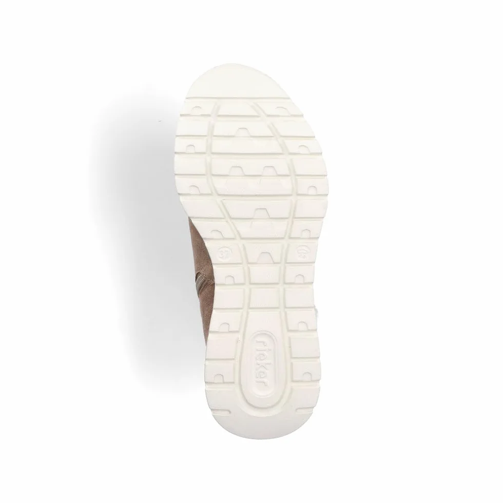 Rieker Mujer Botas M6050, señora Botas de Invierno,Repelente,riekerTEX