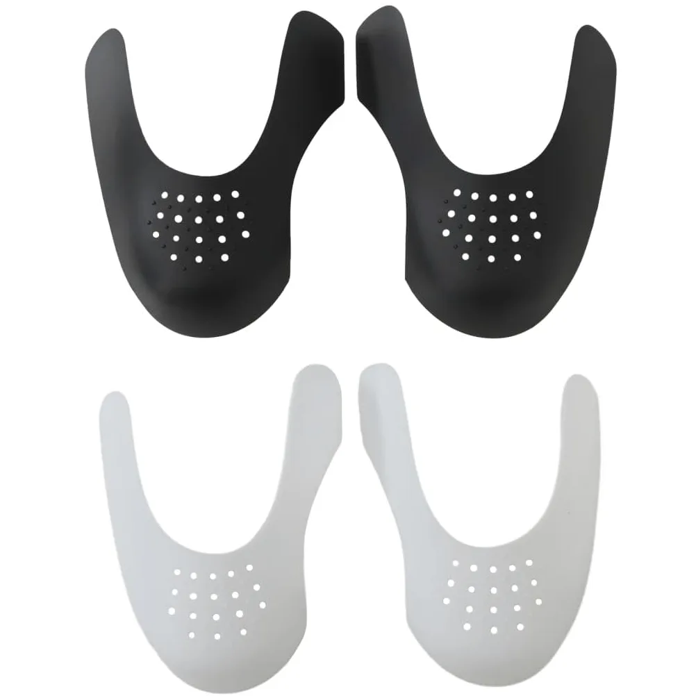 Mangloder - Protector antitorceduras para zapatos (2 pares, plástico, horma de zapatos Dehner para EU 41-47, protección antiarrugas para alisar, secar y ajustar, para zapatillas, zapatos de tacón y
