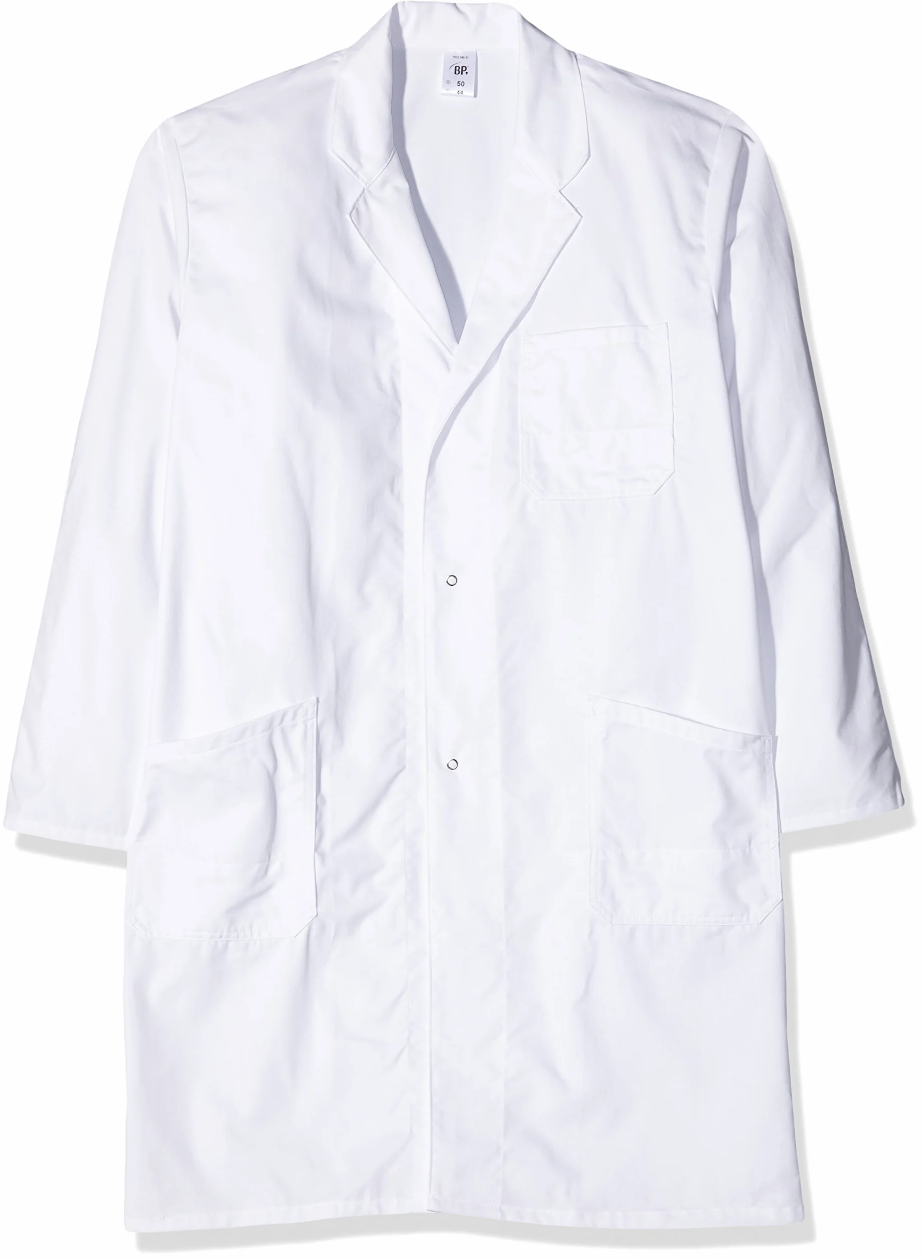 Neolab 4 1052 - Abrigo de laboratorio solapa - Talla 52/1 - BW - Blanco - Hombre