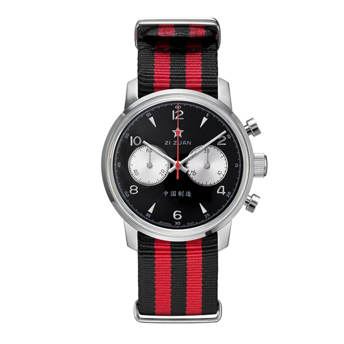 SEAKOSS Pilot - Reloj cronógrafo para hombre, 42 mm, vintage, 1963, gaviota ST1901, reloj mecánico manual, cuello de cisne, cristal de zafiro, 3 ATM, reloj de vestir de lujo