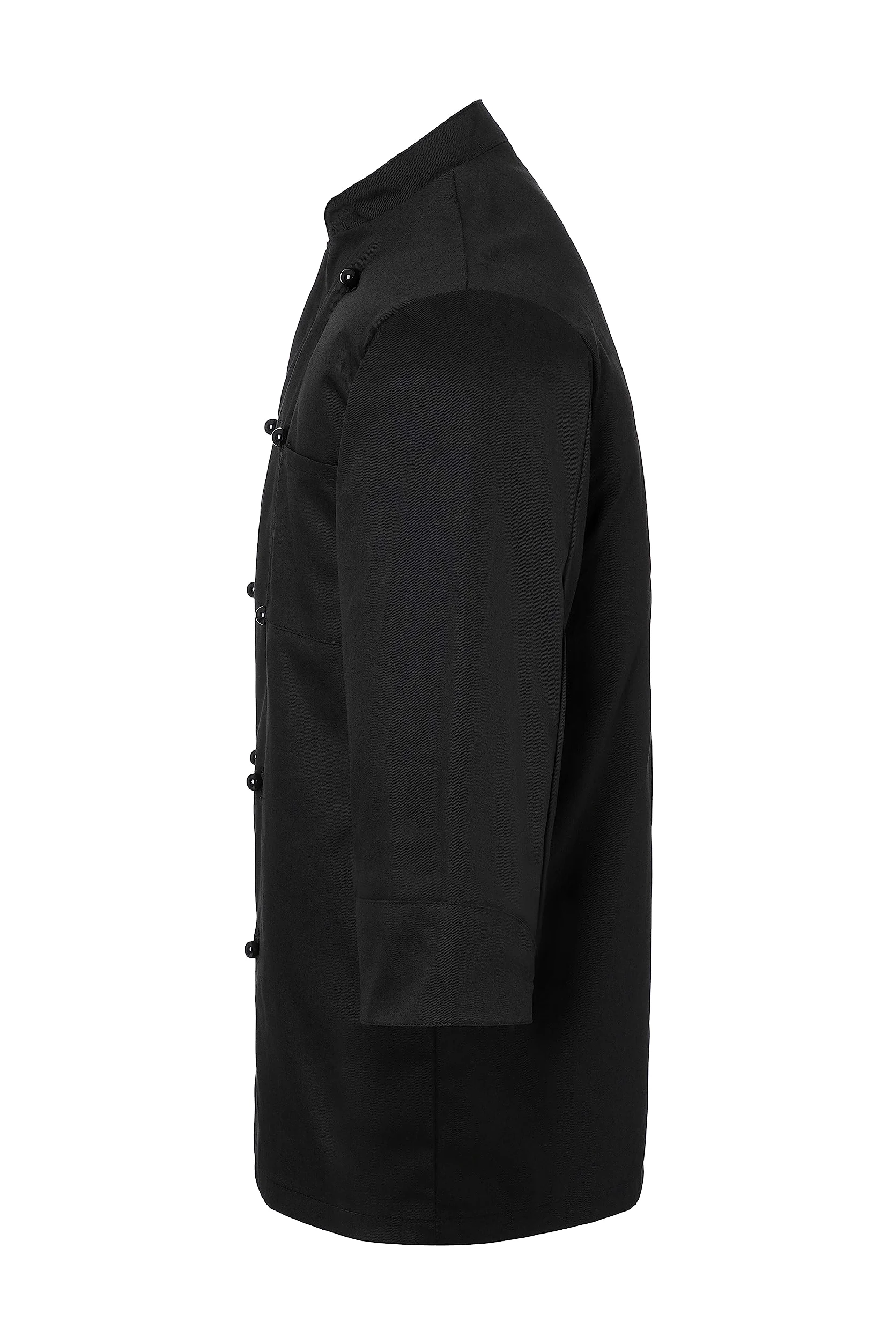 Karlowsky Chaqueta de cocinero Basic negra, talla 3XL