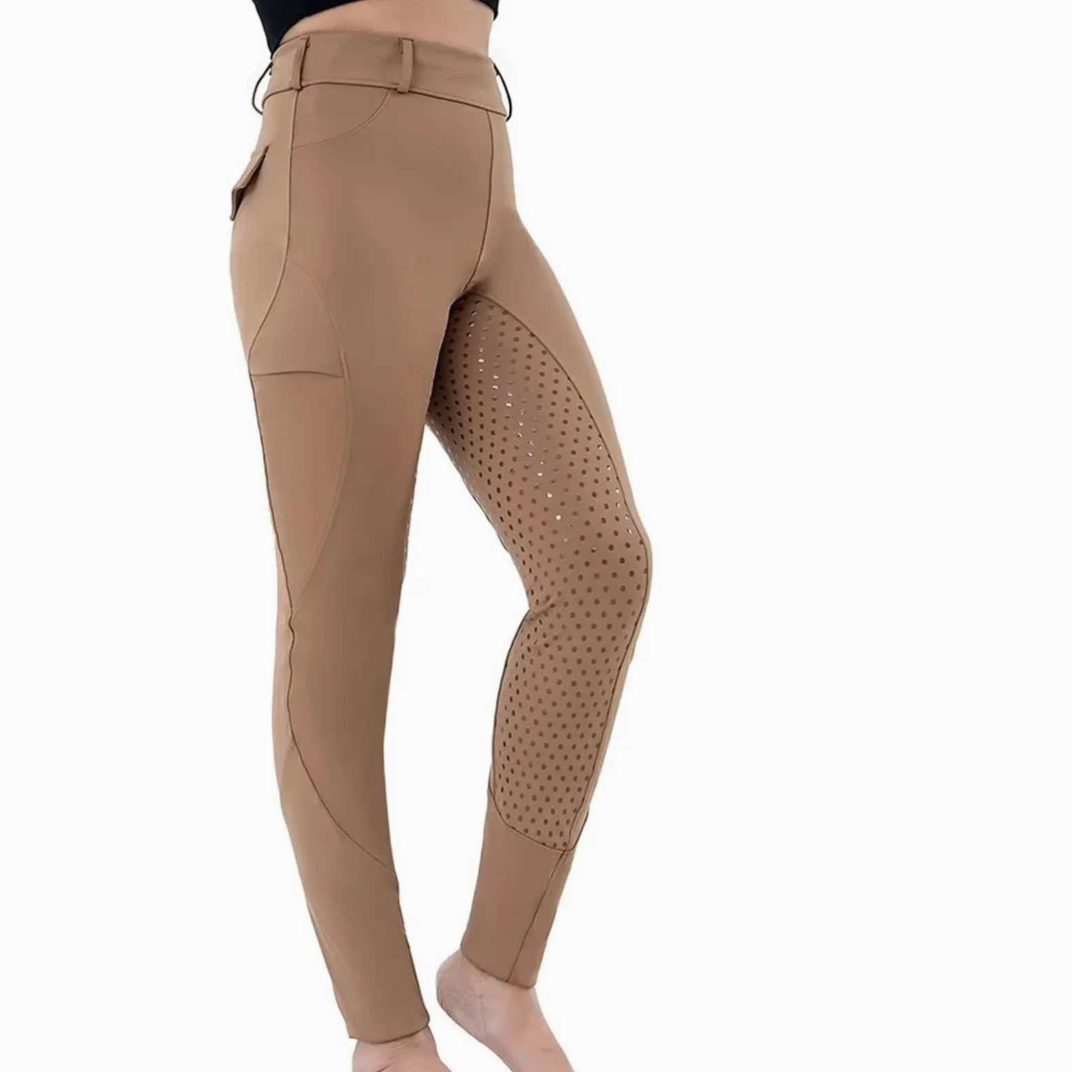 Pantalones de equitación for Mujer, Pantalones Montar con Asiento Completo, Mallas Entrenamiento Ecuestre, Ropa Deportiva for Exteriores, Equipo para Ciclismo Y Deportes
