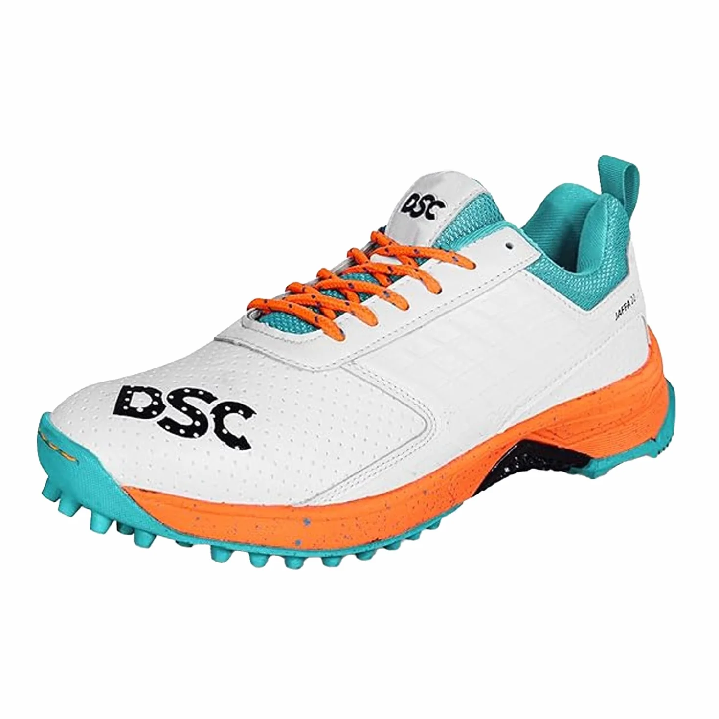 DSC Jaffa 22 Cricket Shoes Men Boys UK 6 EU 40 White Orange