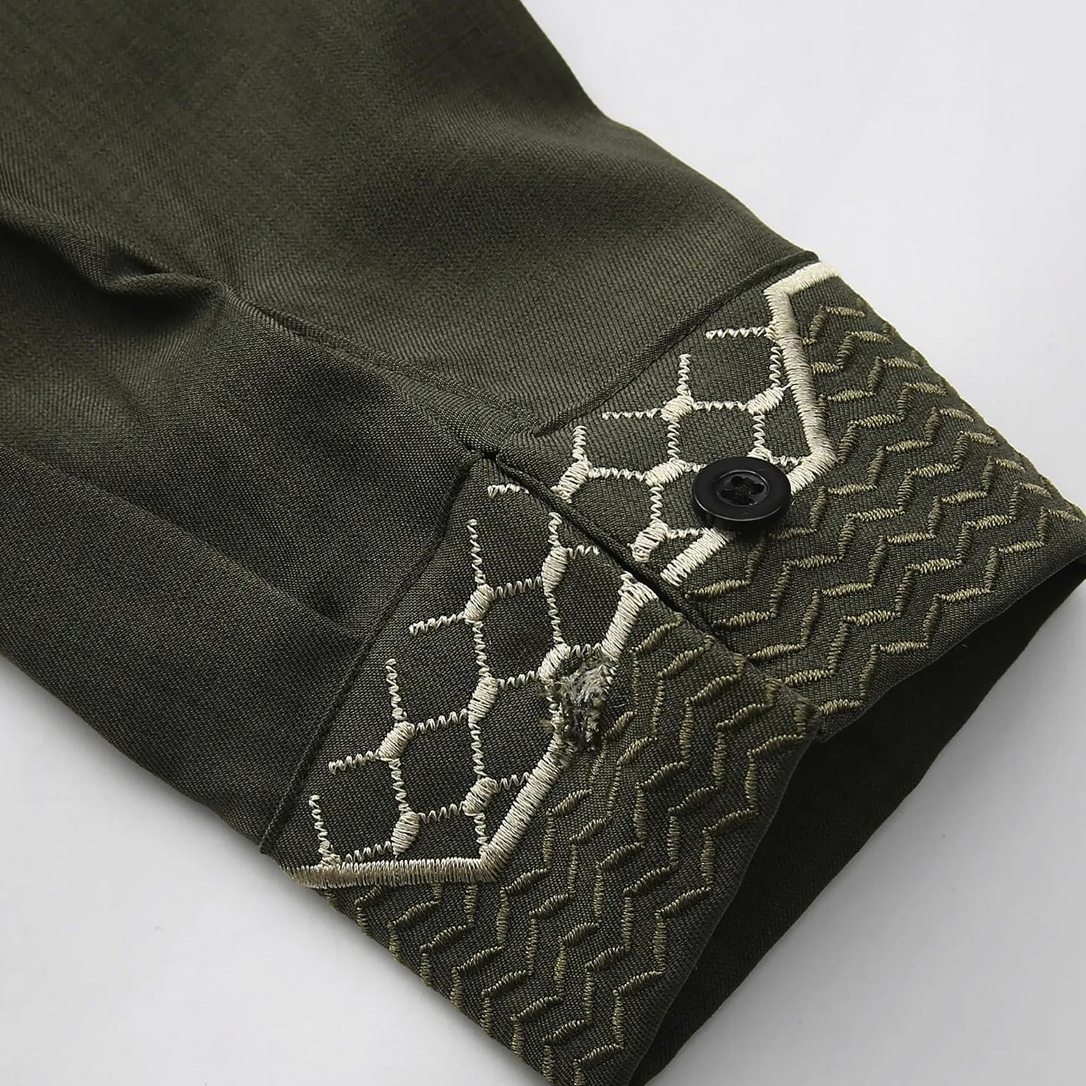 CHUNOTU - Bata de caftán étnico para hombre, de algodón y lino, túnica musulmana, camisas de manga larga, holgada, casual, caftán Thobes para la playa