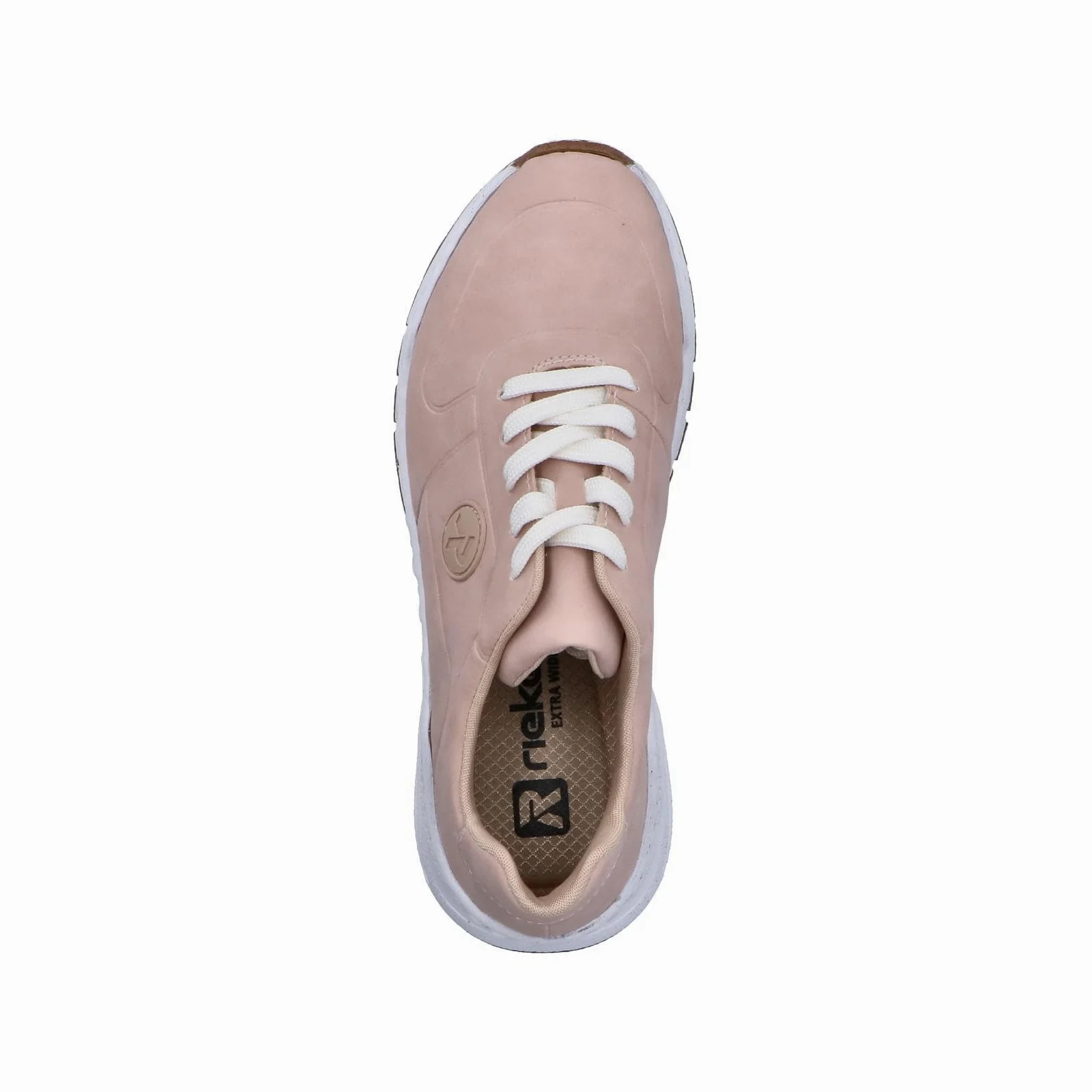 Rieker Mujer Zapatillas M4903, señora Zapatillas Bajas,Plantilla Desmontable