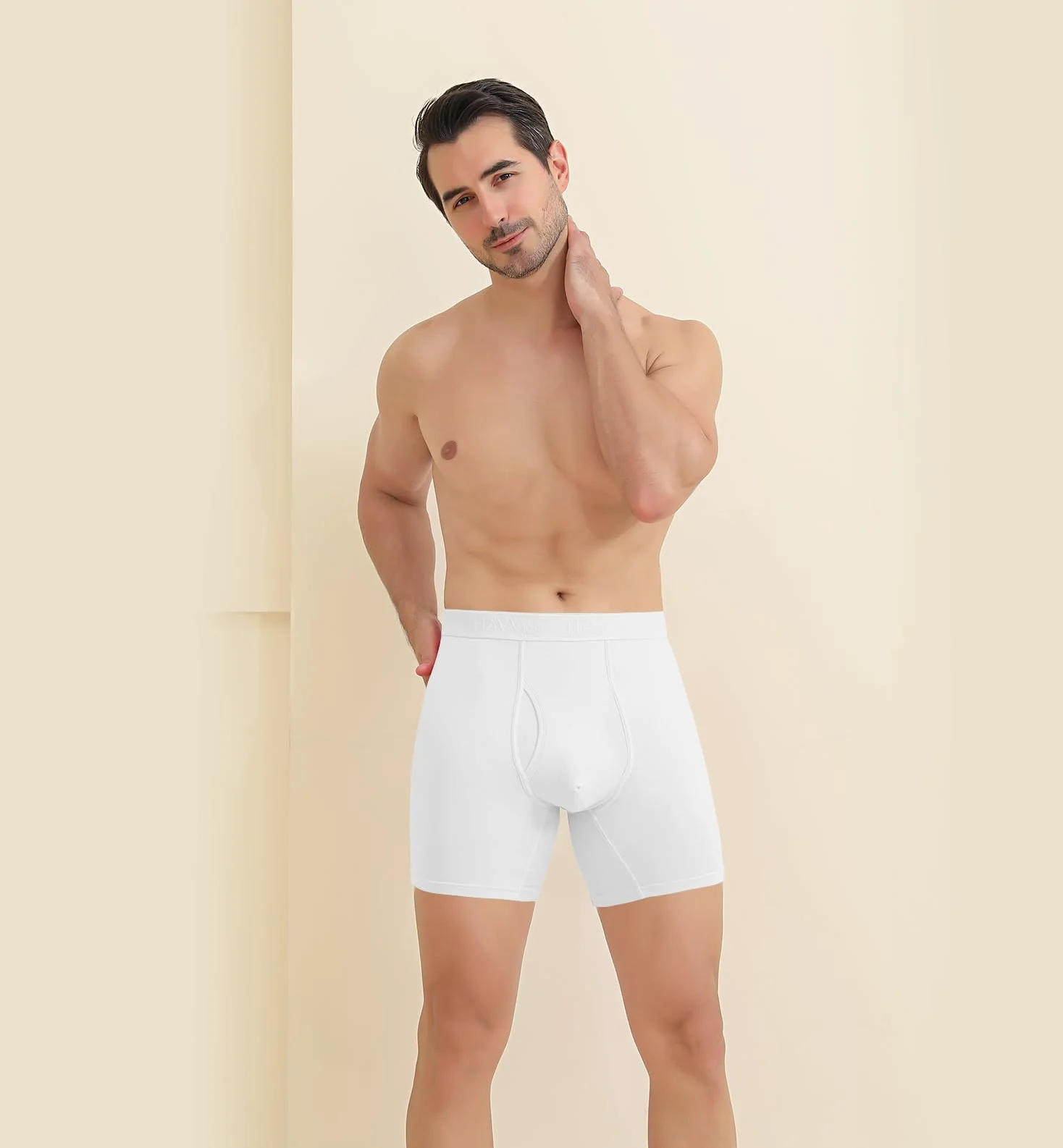 HAVVIS Calzoncillos tipo bóxer para hombre, de bambú, supersuaves, transpirables, multipack