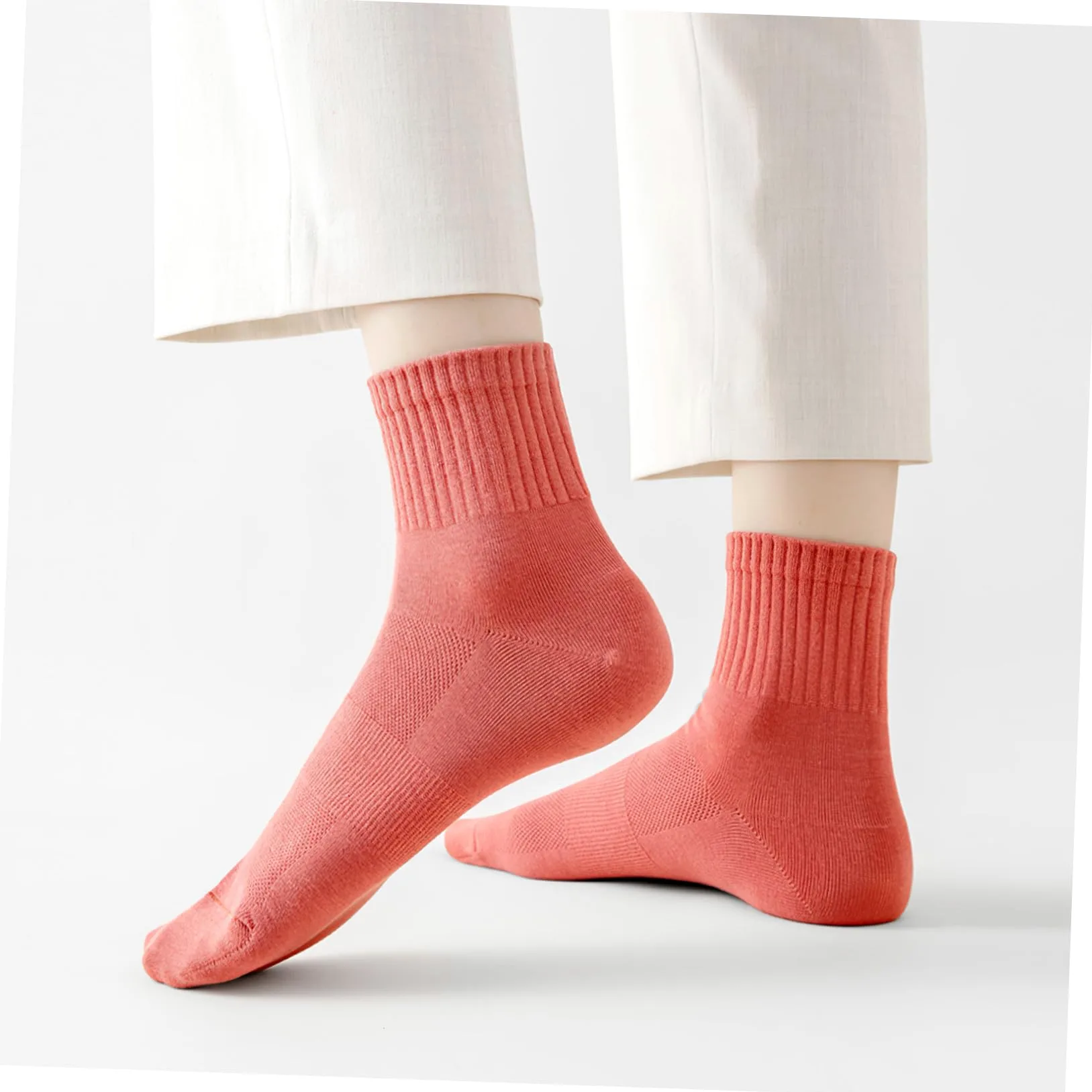 Gatuida 10pares Calcetines De Algodón Para Mujer Altos y Acolchados Para Deportes y Senderismo Confección