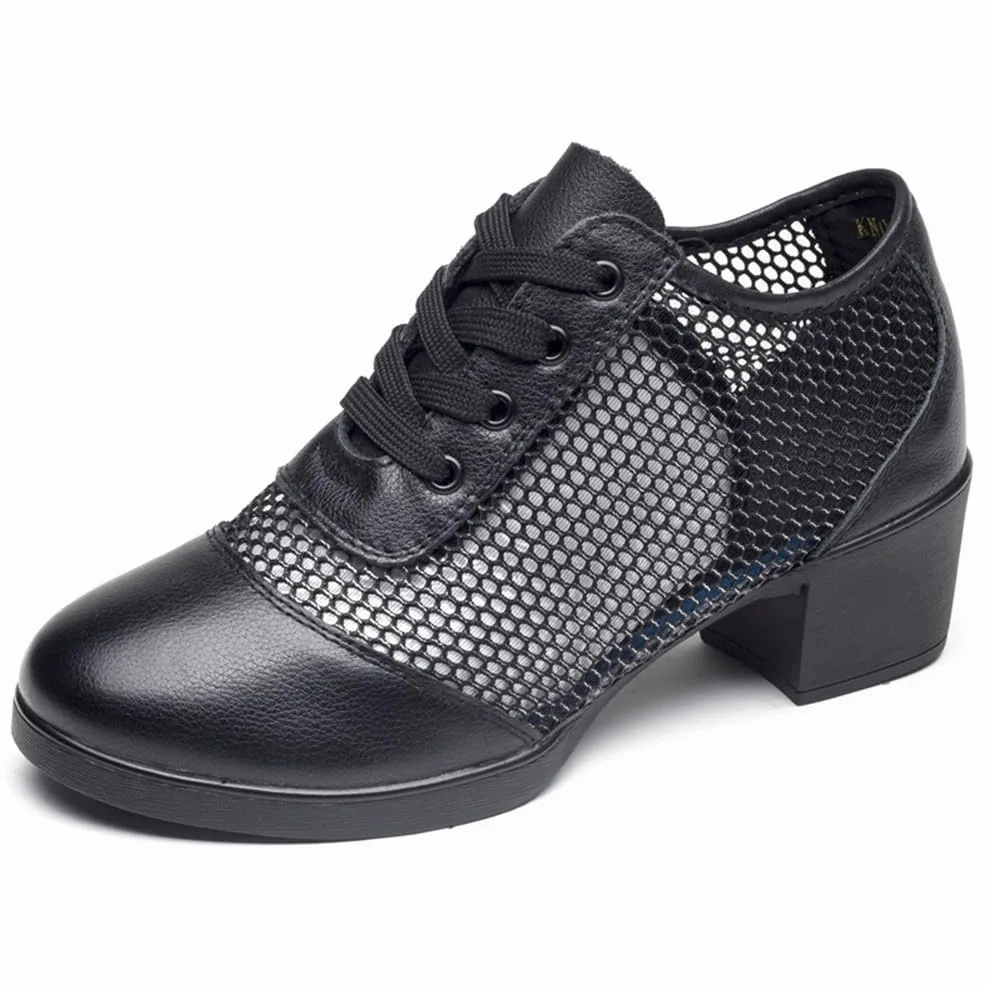 Zapatos Modernos De Bailarina con Encaje para Mujer Zapatos Atléticos para Caminar