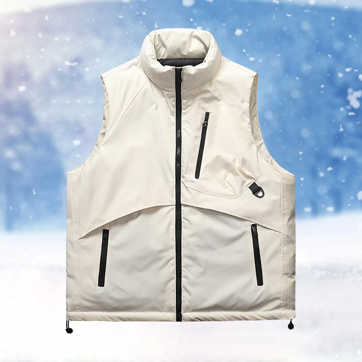 Genérico Chaleco Plumas Hombre,Chalecos Acolchados Invierno Plumon Guateado chaqueta térmica para correr Gilet Acolchado Ultraligero de softshell sin mangas deportivo entretiempo