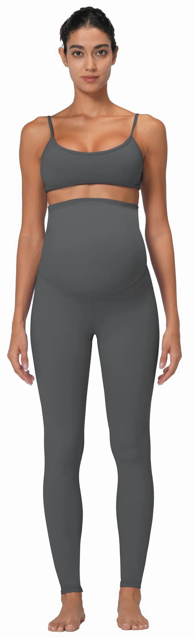 Sunzel Sunzfly - Leggings de maternidad para mujer sobre el vientre, suaves, pantalones de yoga para embarazo, para otoño e invierno, entrenamiento, descanso