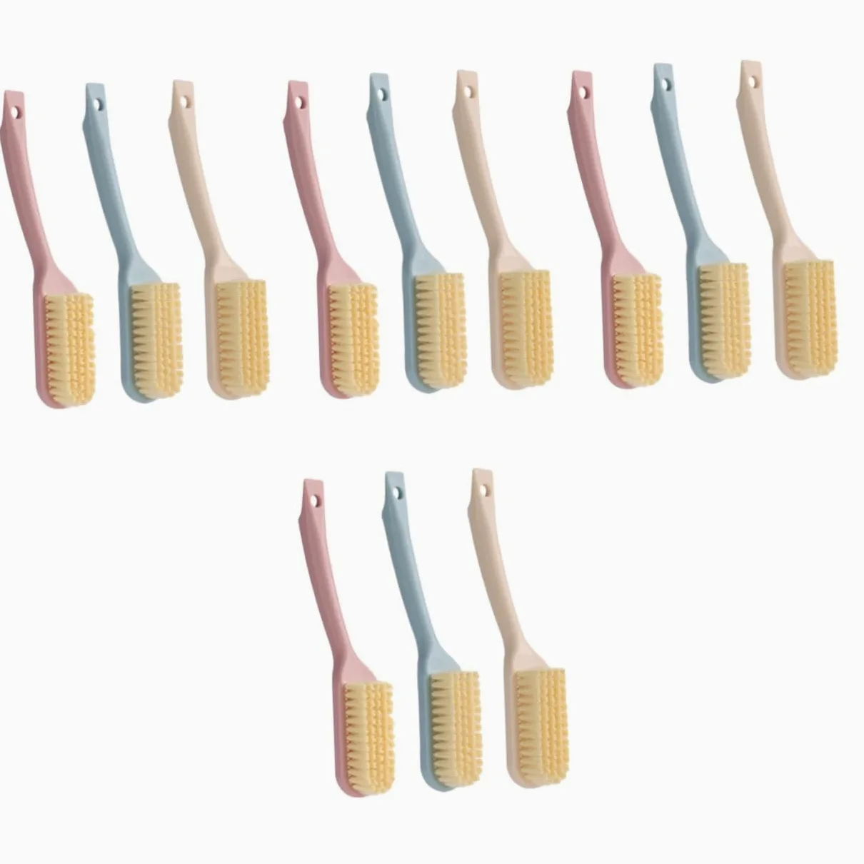 FRCOLOR Cepillo para Zapatos Cepillos para Zapatos Cepillo De Limpieza Cepillo para Fregar Zapatillas Limpiador Duro Limpieza De Cepillo para Limpiar 3 Piezas x 4