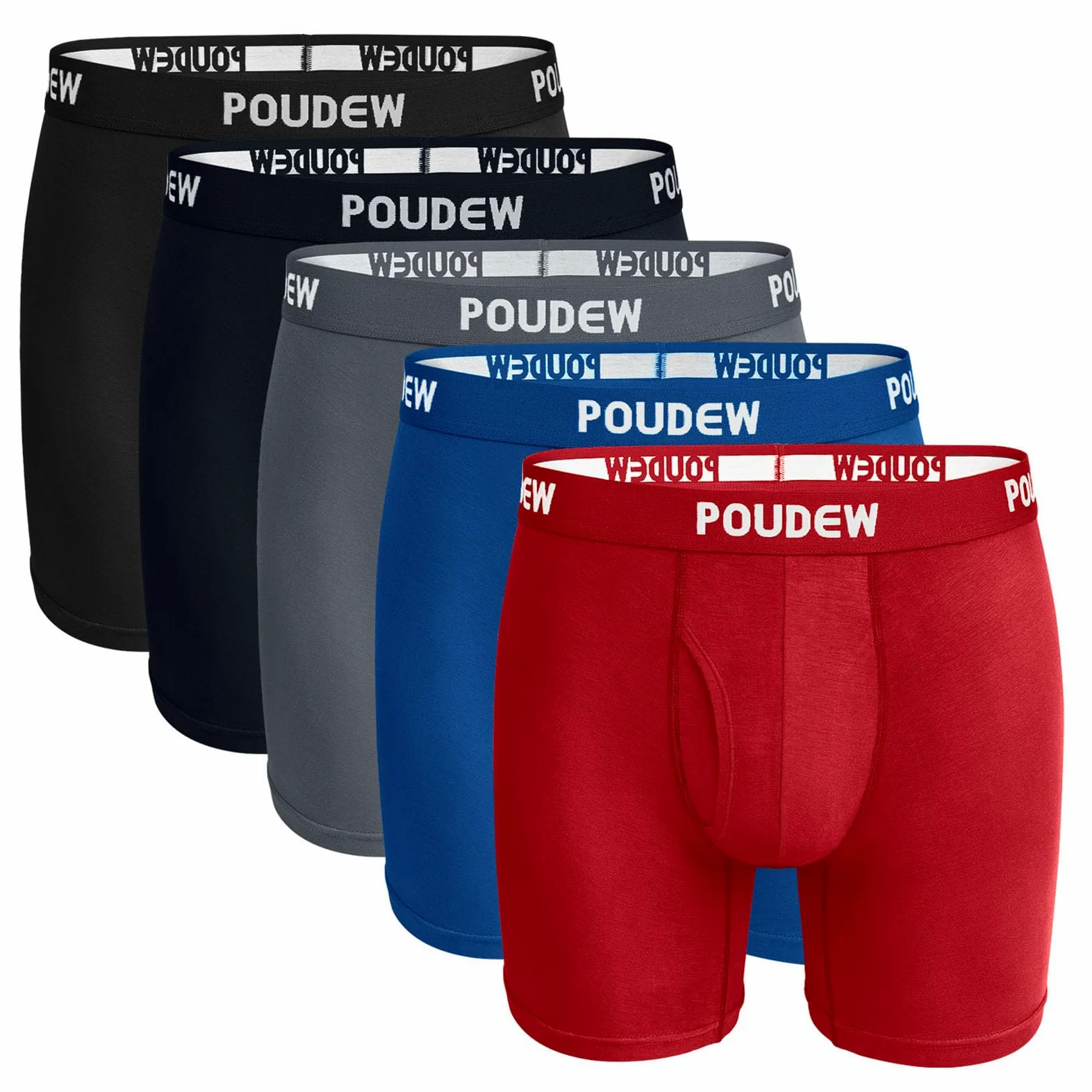 Calzoncillos Tipo bóxer Transpirables para Hombre | Tela de viscosa suave, más suave y fresca que el algodón, absorbe la humedad, cintura cómoda, sin etiquetas, uso diario