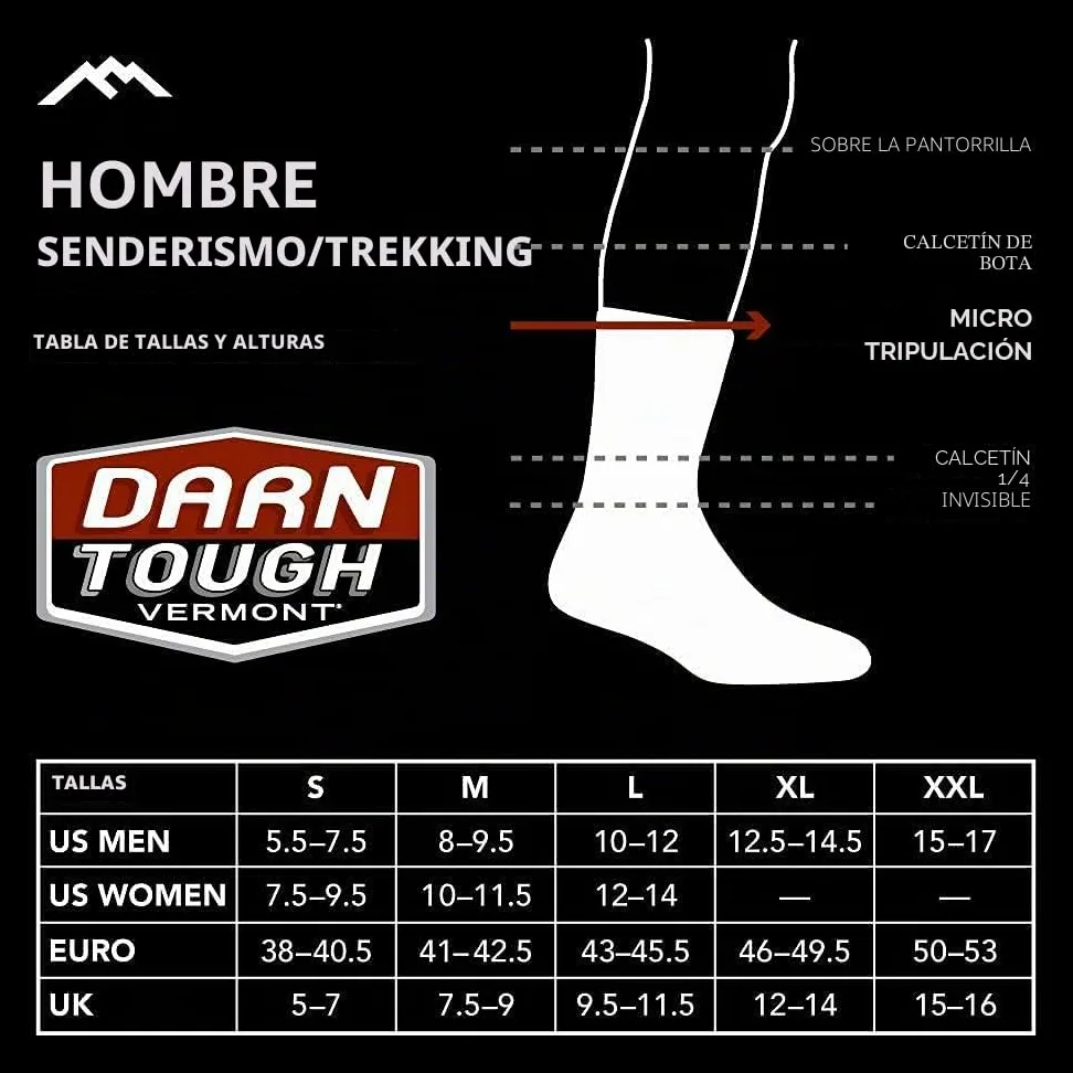 Darn Tough 1405 Calcetines Hombre