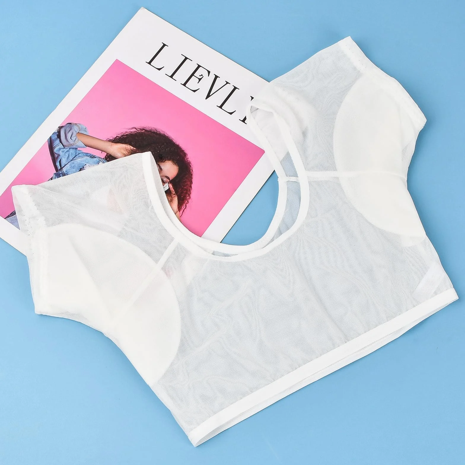 3 Unidades de Chaleco para el Sudor de Las Axilas Chaleco Transpirable para el Sudor de Las Axilas Camiseta Interior Que Absorbe el Sudor de Las Axilas Reutilizable y Lavable para Mujer
