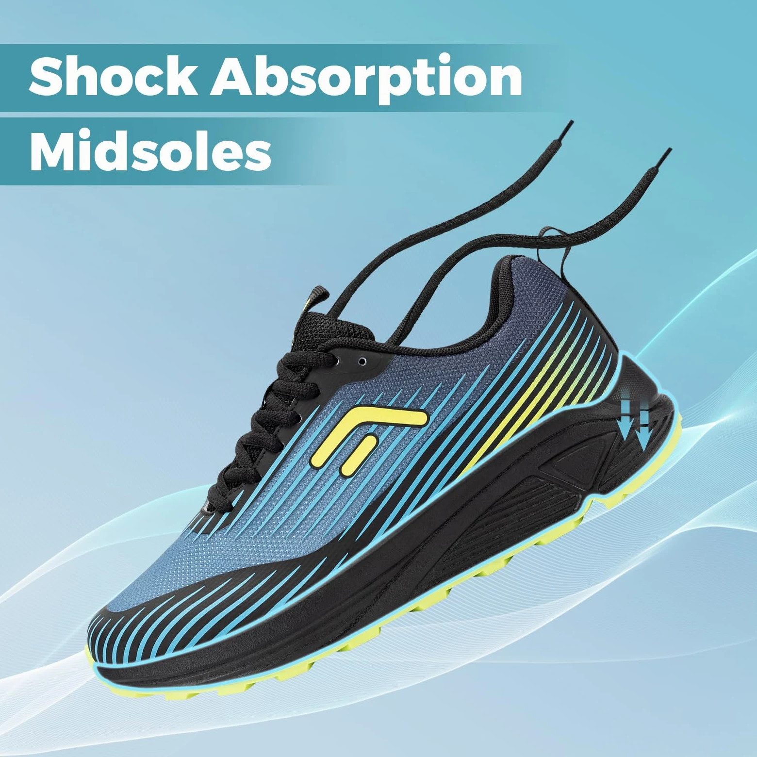 FitVille Zapatillas Anchos Trail Running Hombre Zapatos Montaña Ligeros Senderismo de Exterior Trekking Transpirables