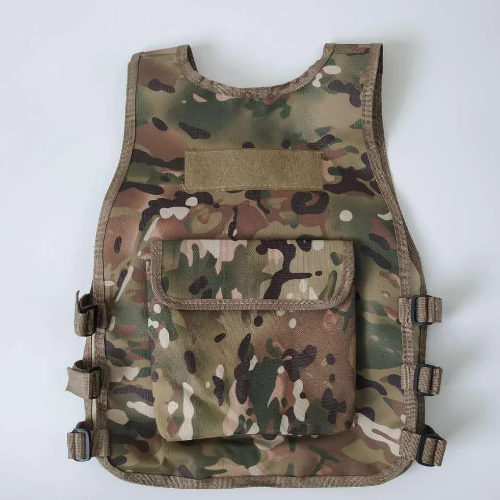 Chaleco Deportivo para Niños, Chaleco De Camuflaje, Chaleco Deportivo con Múltiples Bolsillos, Entrenamiento De Combate De Campo, Juegos Aire Libre