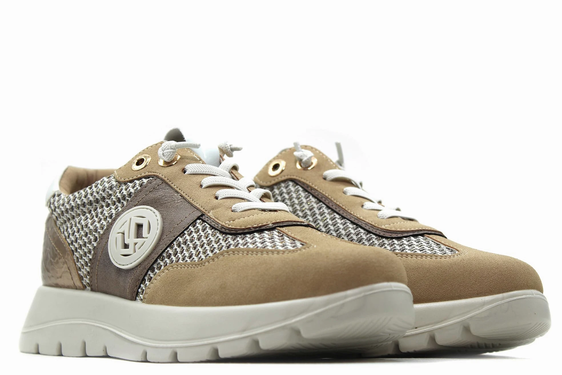 my Soft - Zapatos Sneakers con cordón elástico,de cuña, Suela Blanca de Goma,Deportivas Casual para: Mujer