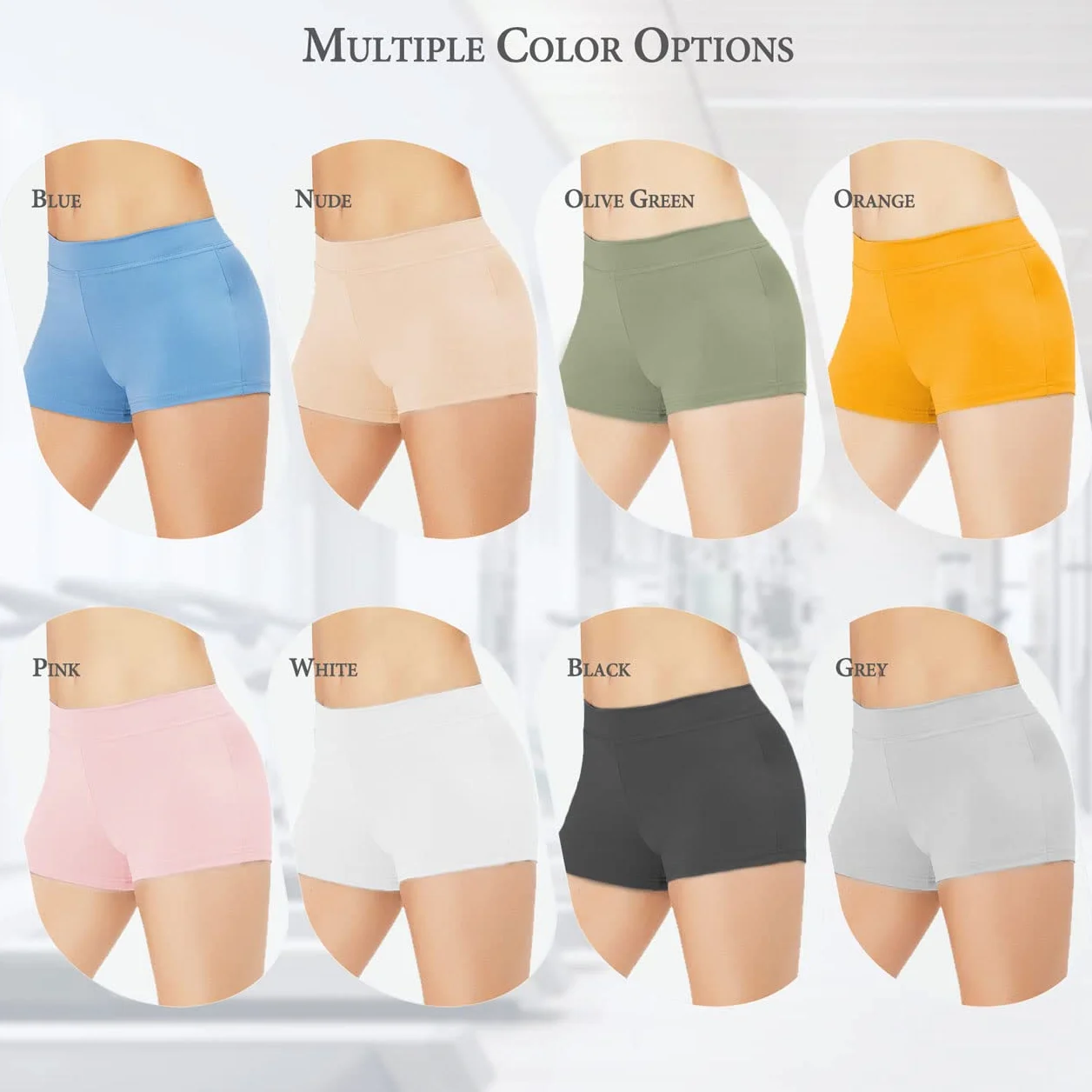 SUPRNOWA Pantalones cortos de baile de elastano para niñas y mujeres