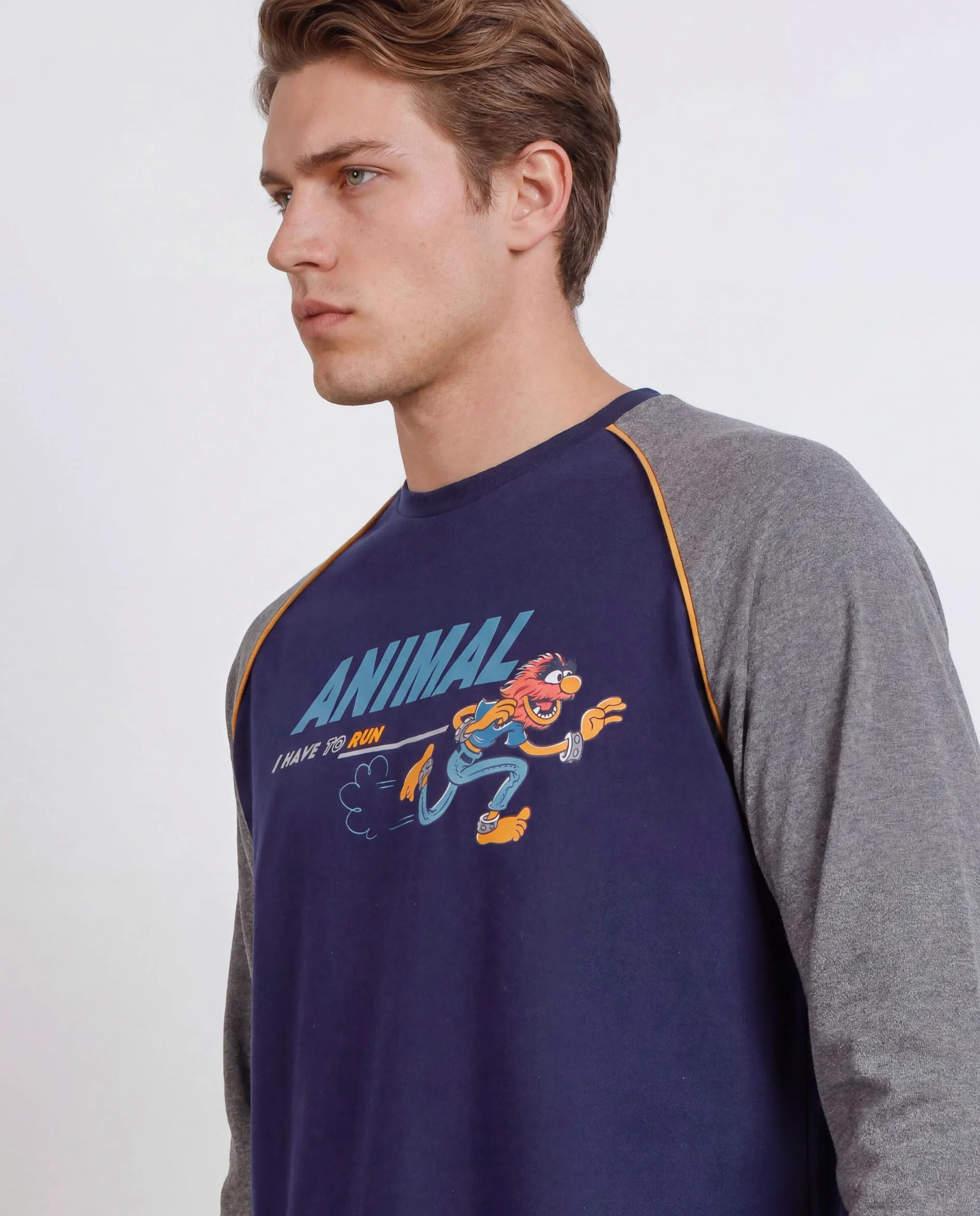 Disney Pijama Manga Larga Animal i Have to Run para Hombre