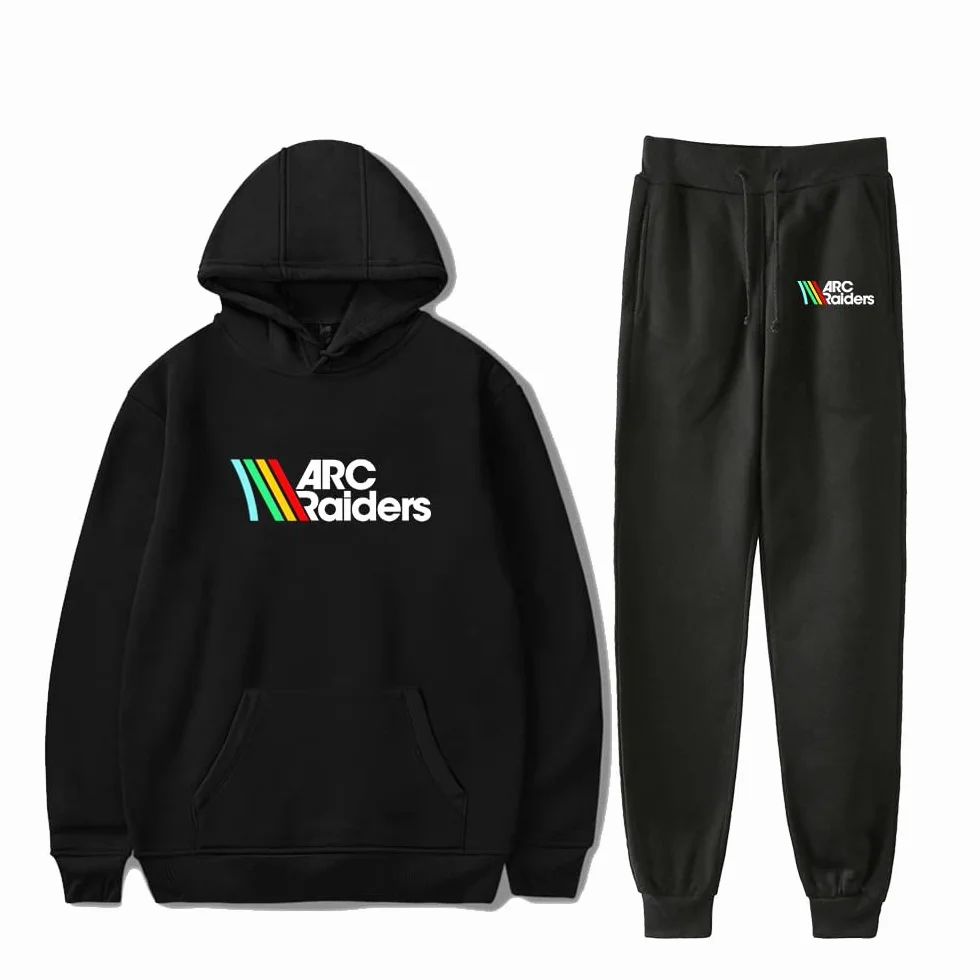 ARC Raiders Conjunto de dos piezas para hombre y mujer con capucha y pantalones deportivos