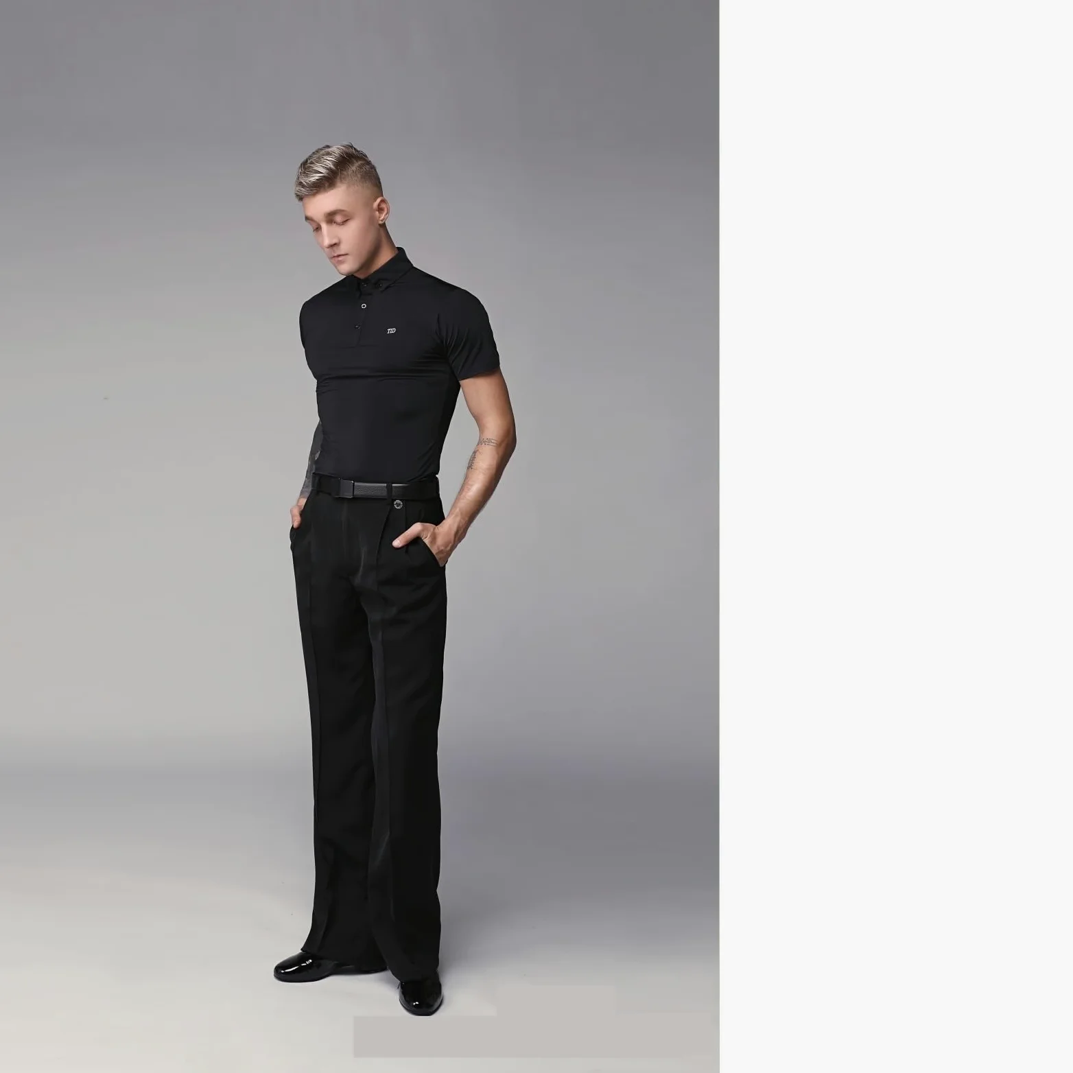 Pantalones de Baile Moderno for Hombre, Pantalones, Ropa Latino, Tango, for para Hombre, Salsa, Jazz, Danza