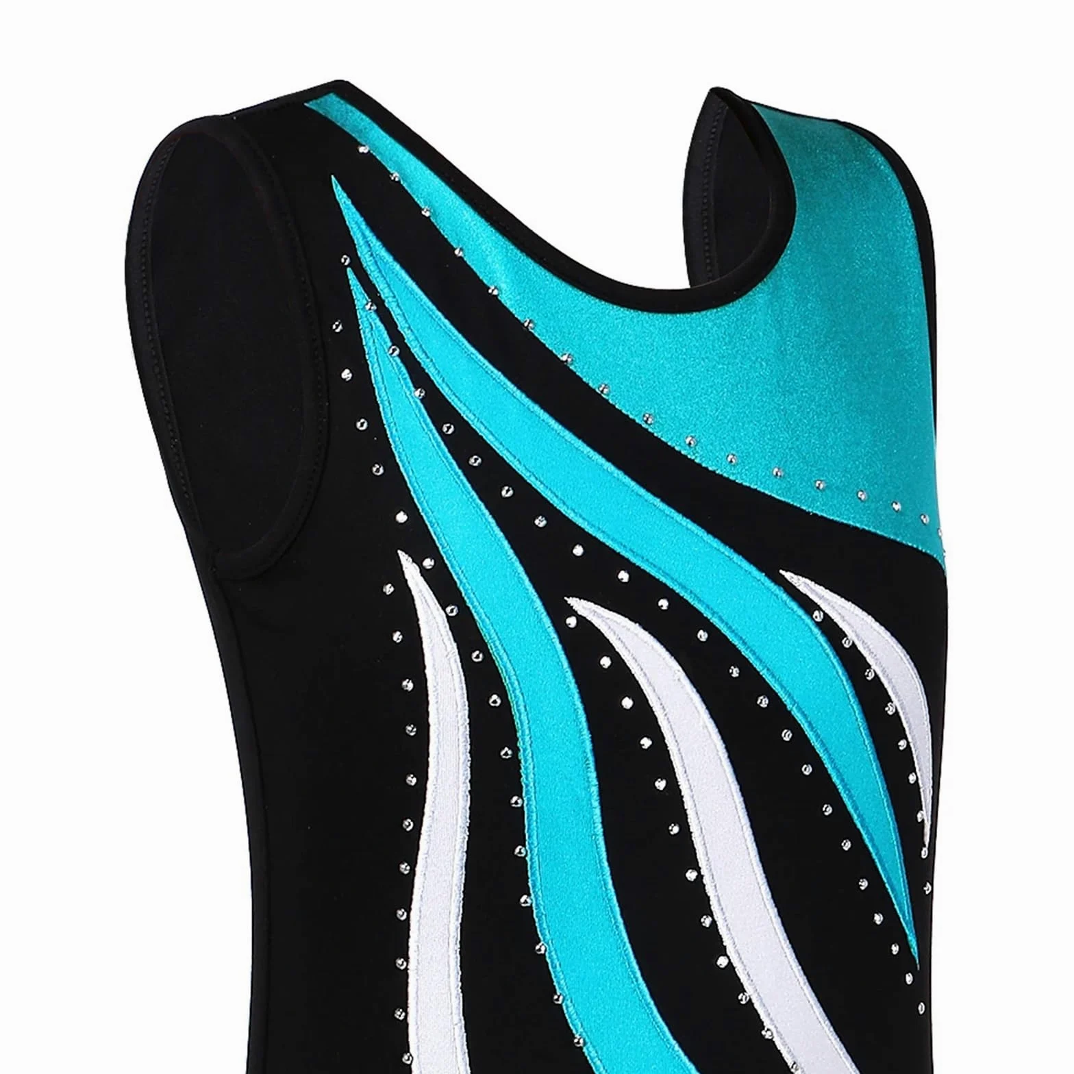 Maillots de Gimnasia Niños pequeños adolescentes Ballet patín gimnasia leotardo niñas niño traje de baile mono gimnástico acrobacias atléticas for niños para Niña ( Color : B179 LightBlue , Size : 12A