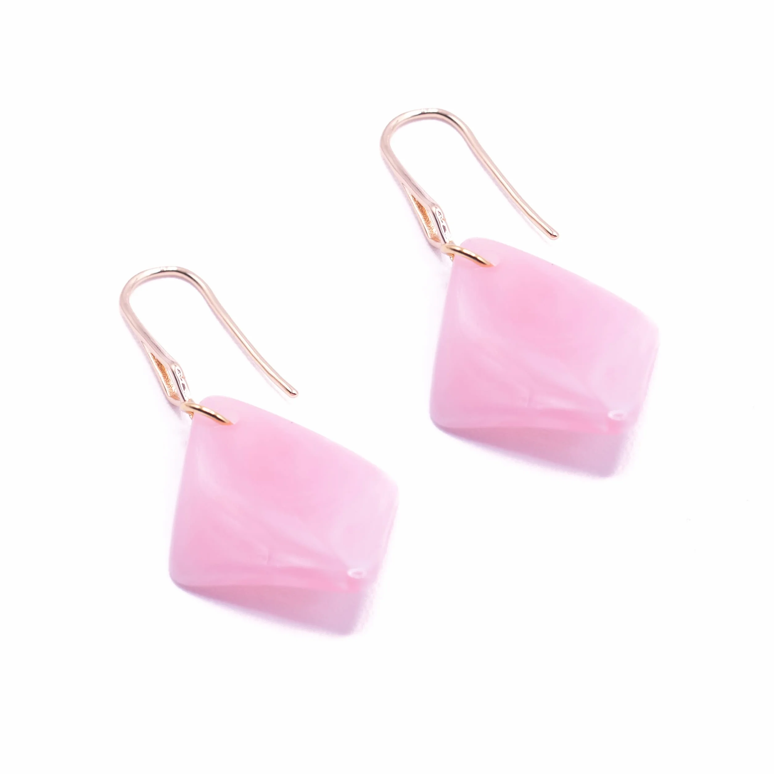 Pendientes Resina Oro Chapado Mujer Rombo Colores Festivos - ZARZAMORA