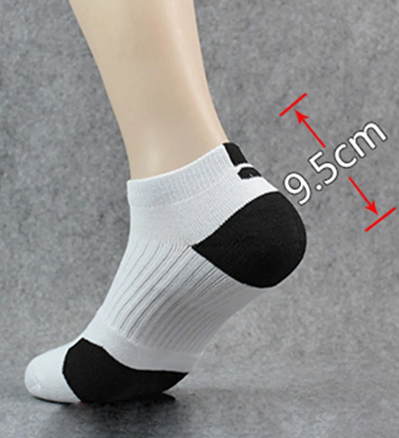 5 Pares de Hombres Deportes Calcetines con amortiguación Terry Baloncesto Ciclismo Running Senderismo Tenis Socket Ski Women Cotton Sports Socks 39-45