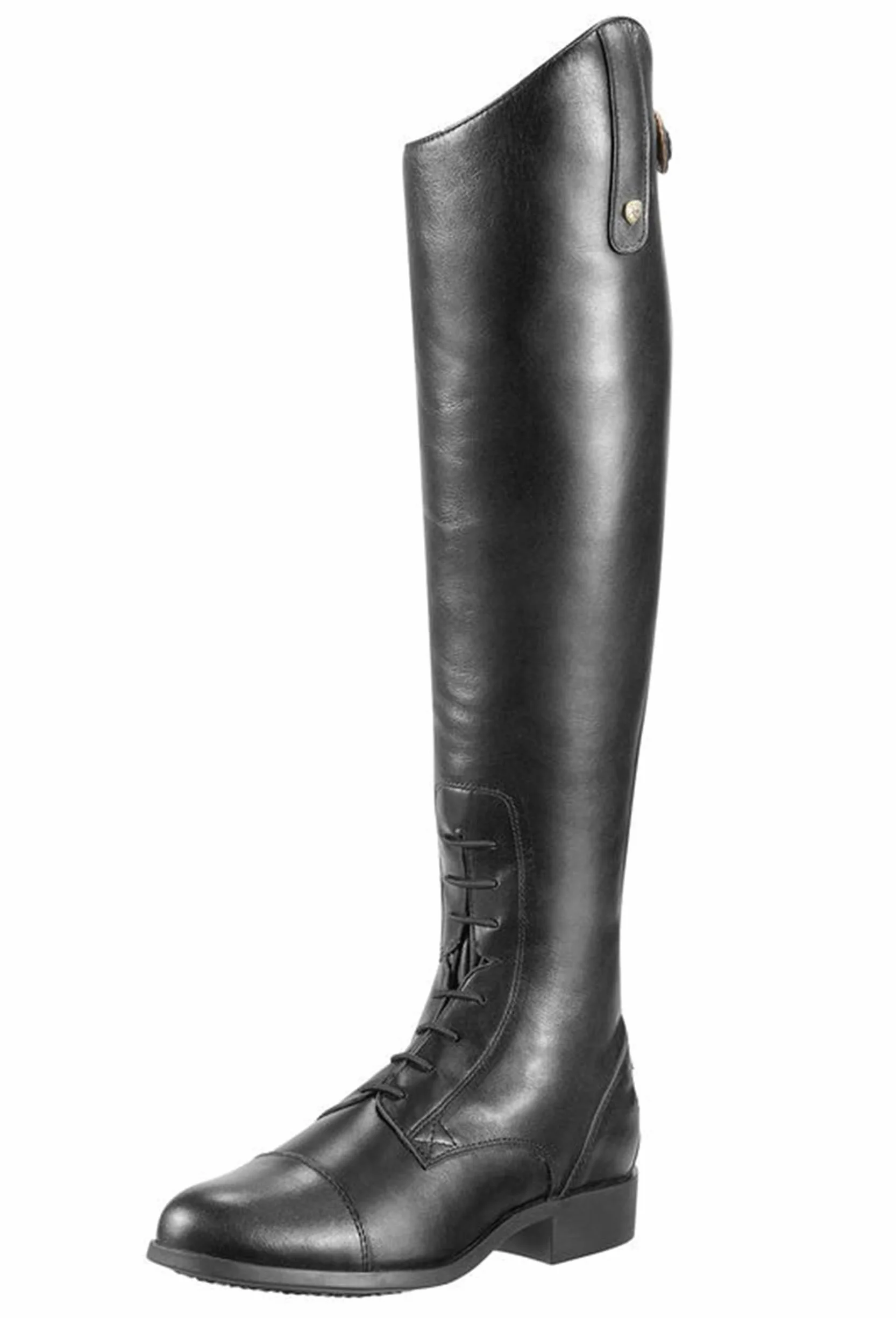 Botas Ecuestres de Cuero PU con Cordones Estilo Retro para Hombre y Mujer