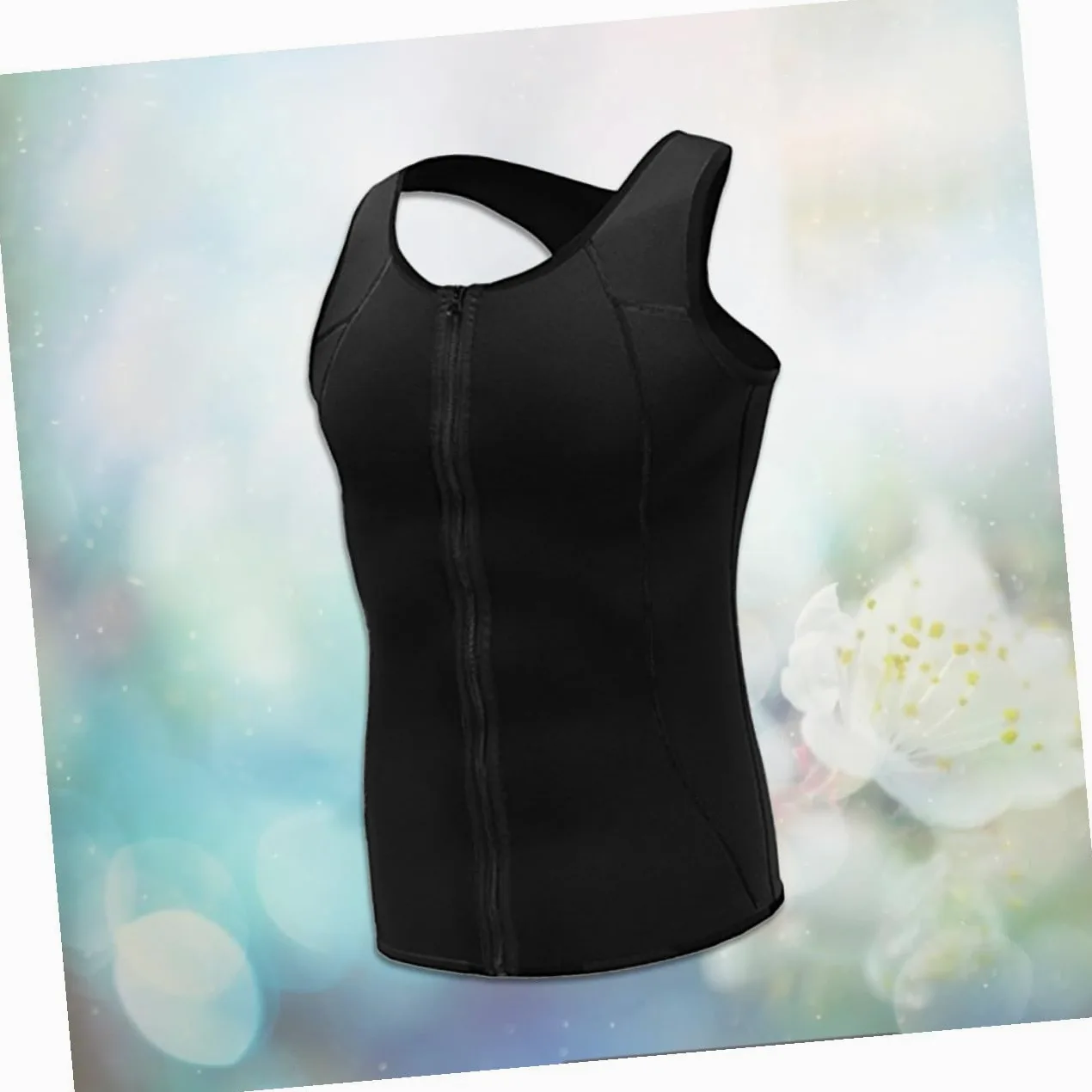 ORFOFE Chaleco Moldeador Compresión de Cintura en Neopreno para Hombre de Fitness y Soporte Muscular Talla Xxl Adecuado para Entrenamiento y Gimnasio