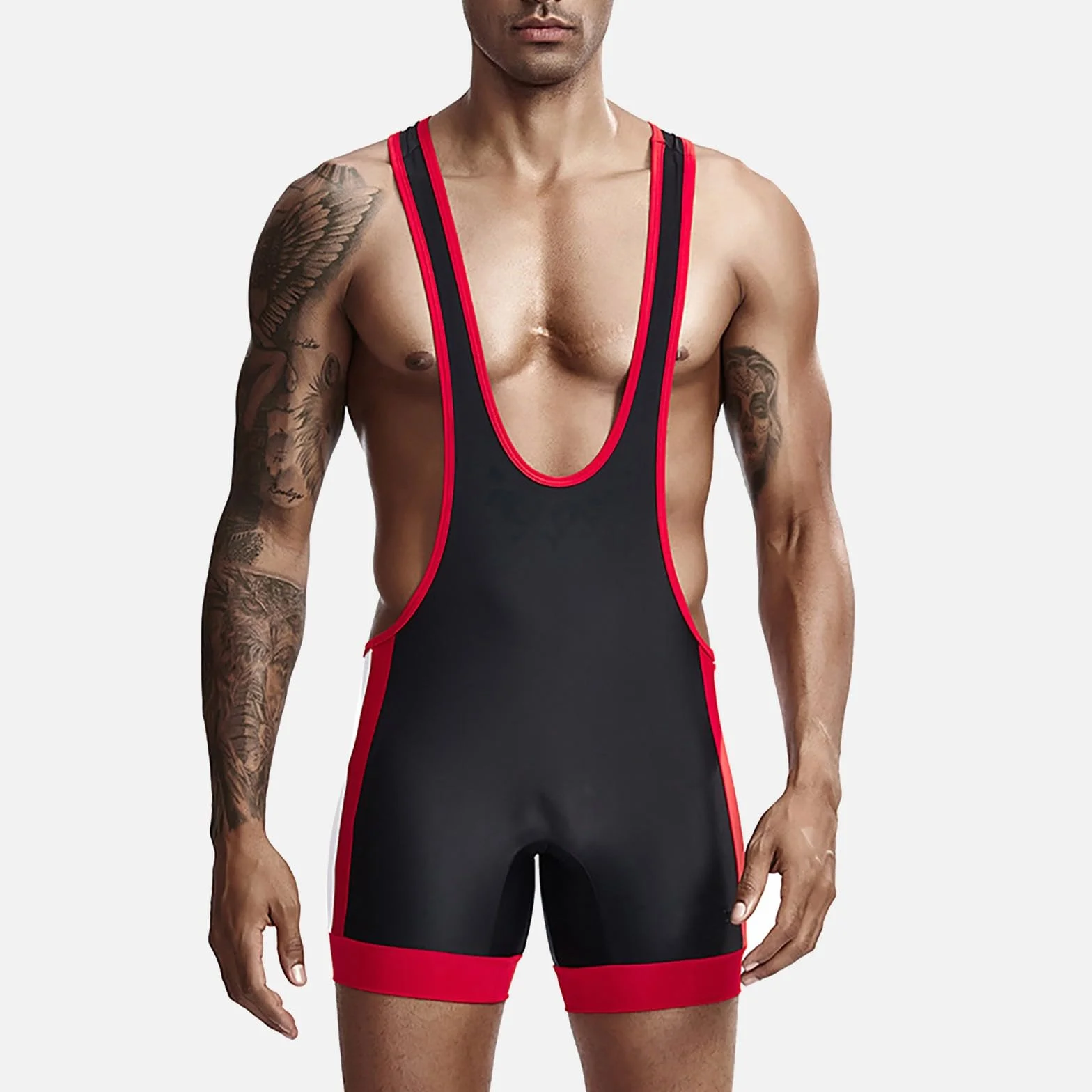 Camiseta de lucha libre sin mangas para hombre, chaleco deportivo de levantamiento de pesas