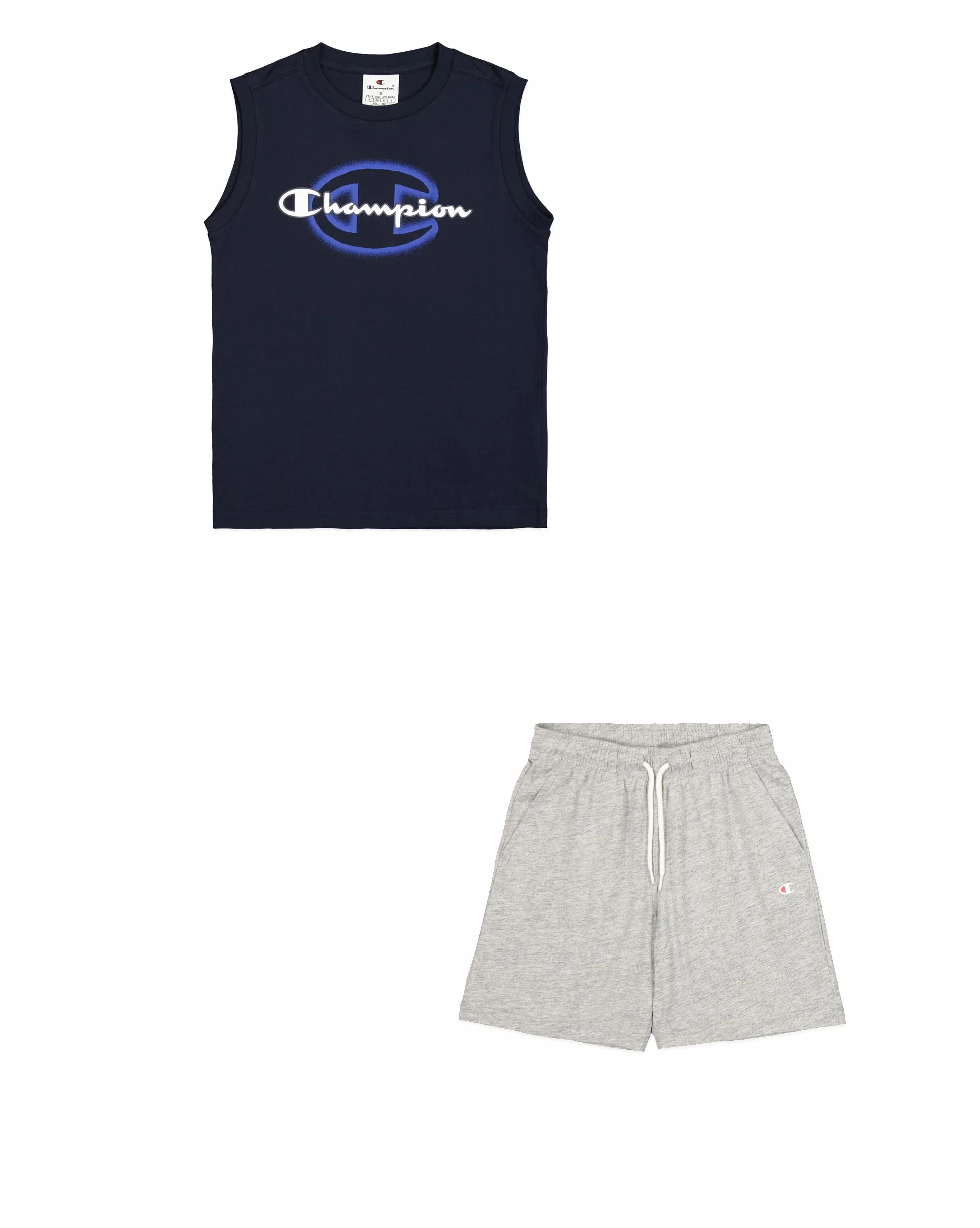 Champion Legacy Boy - Graphic Sleeveless Crewneck Set Colocar Niños (Pack de 2)