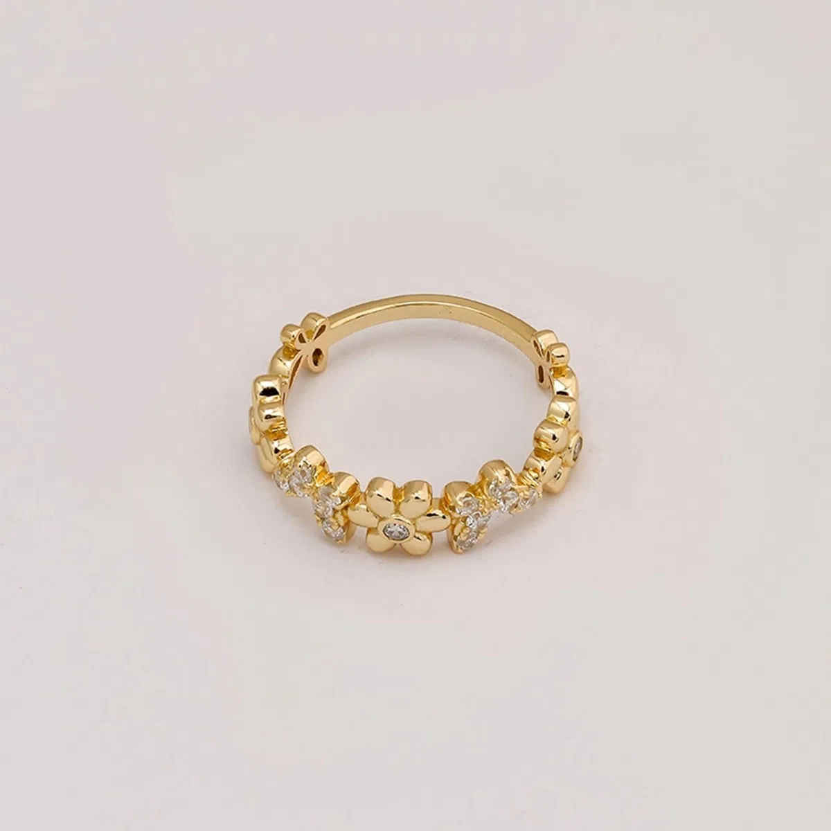 Anillos de pareja de oro 9 K/14 K/18 K auténtico con moissanita, forma de mariposa