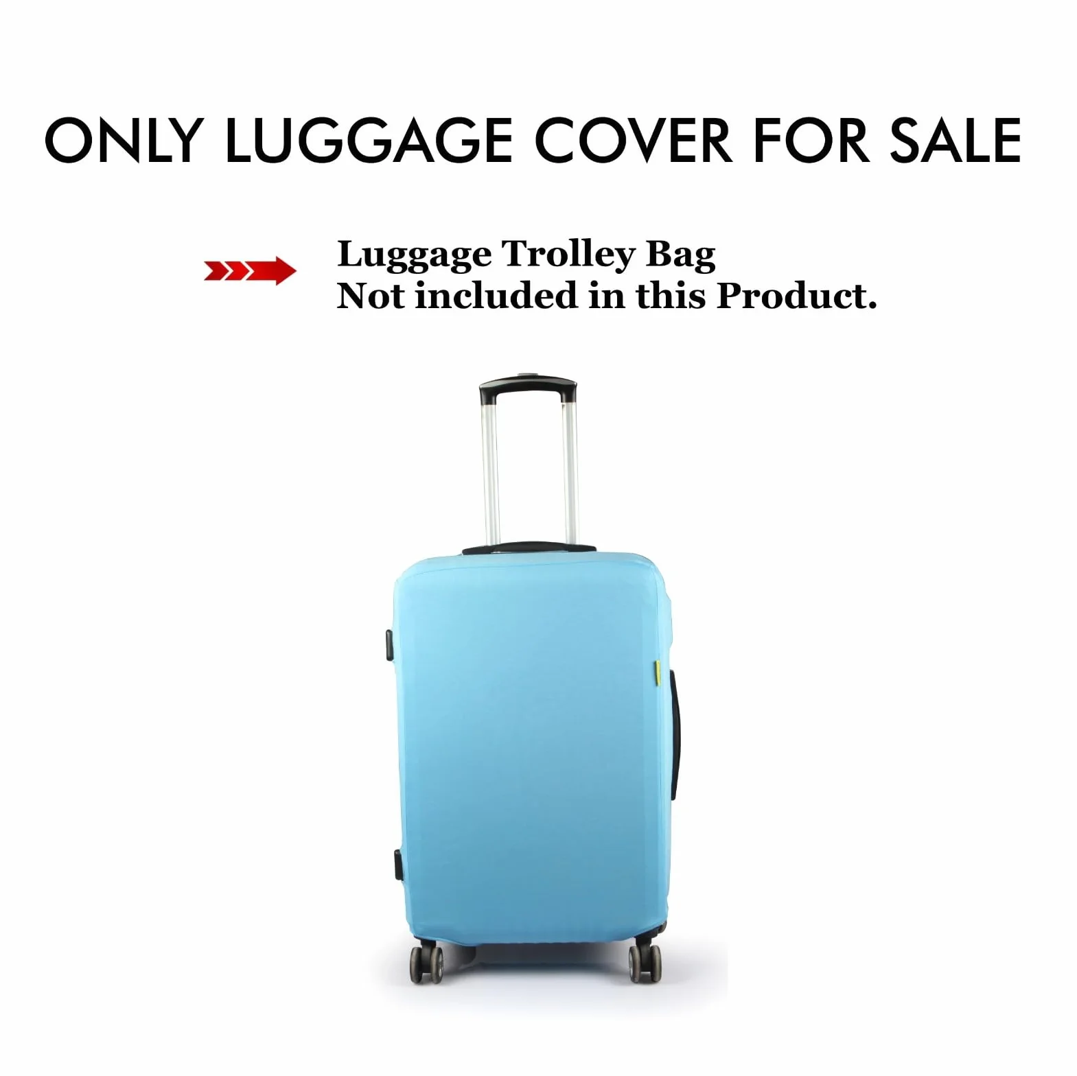 ORKA TRAVEL Funda protectora de equipaje lisa, Azul, Large [30 inch], Protector de equipaje