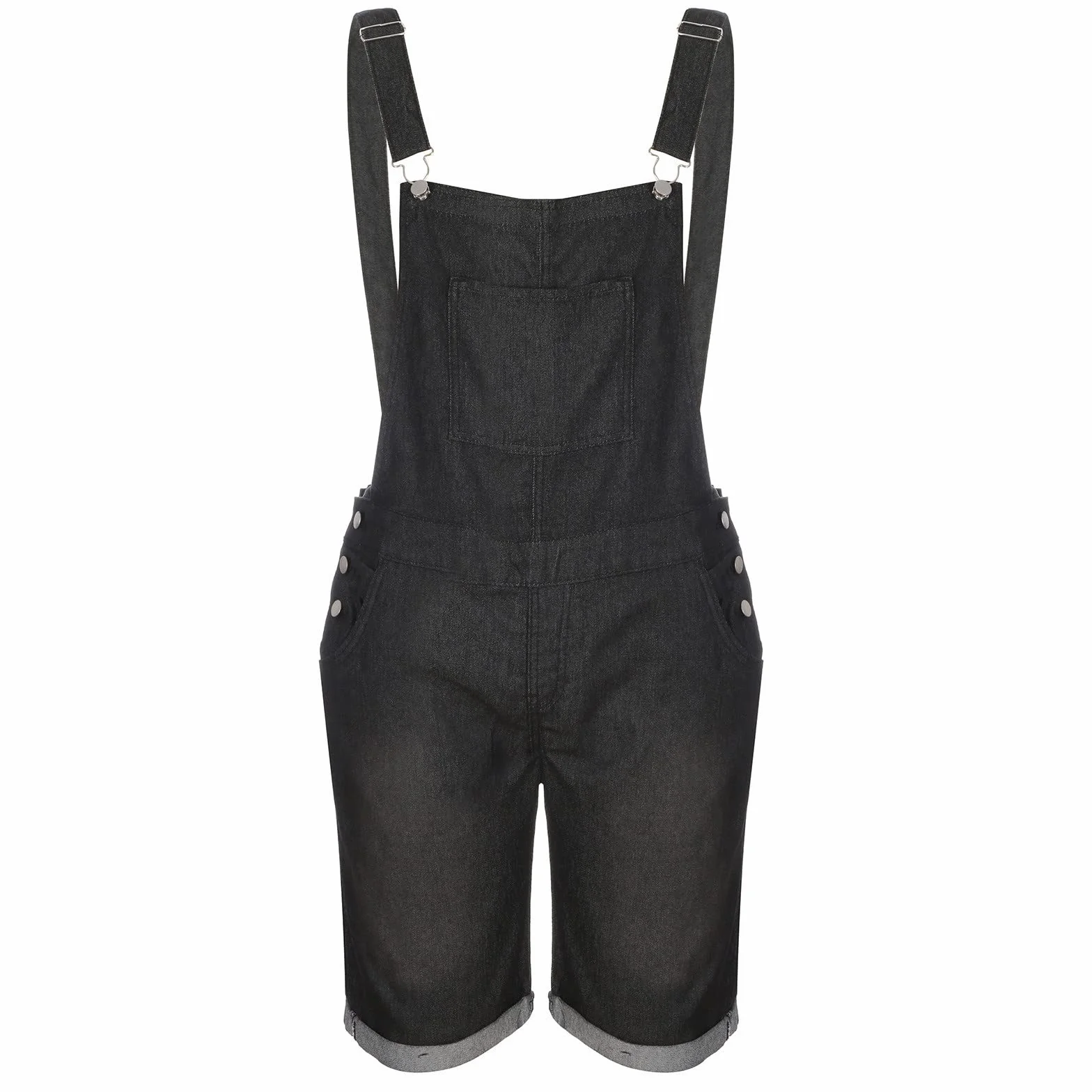 Pantalones Cortos de Vaquero para Hombre Monos Peto Mezclilla Slim Fit Casual Trabajo Jumpsuit Verano Jeans