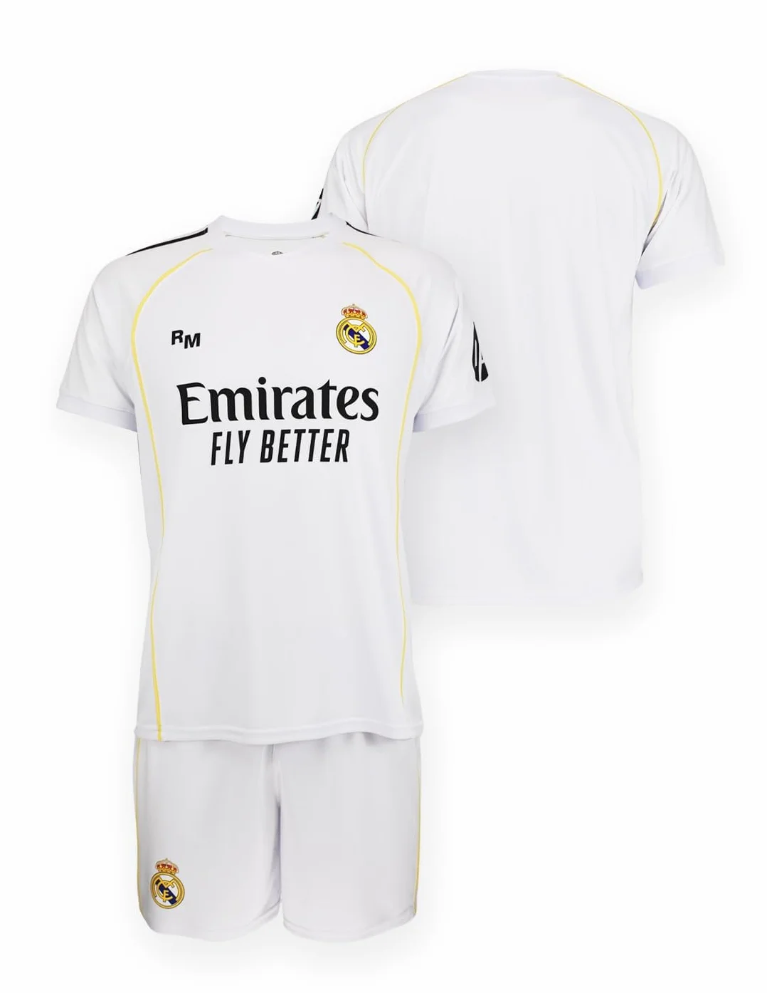 Real Madrid Equipación de Local 25/26 para niños - Talla 116 a 164 - Temporada 2025/2026 - Equipación de Local Kids - Producto Oficial para Fans