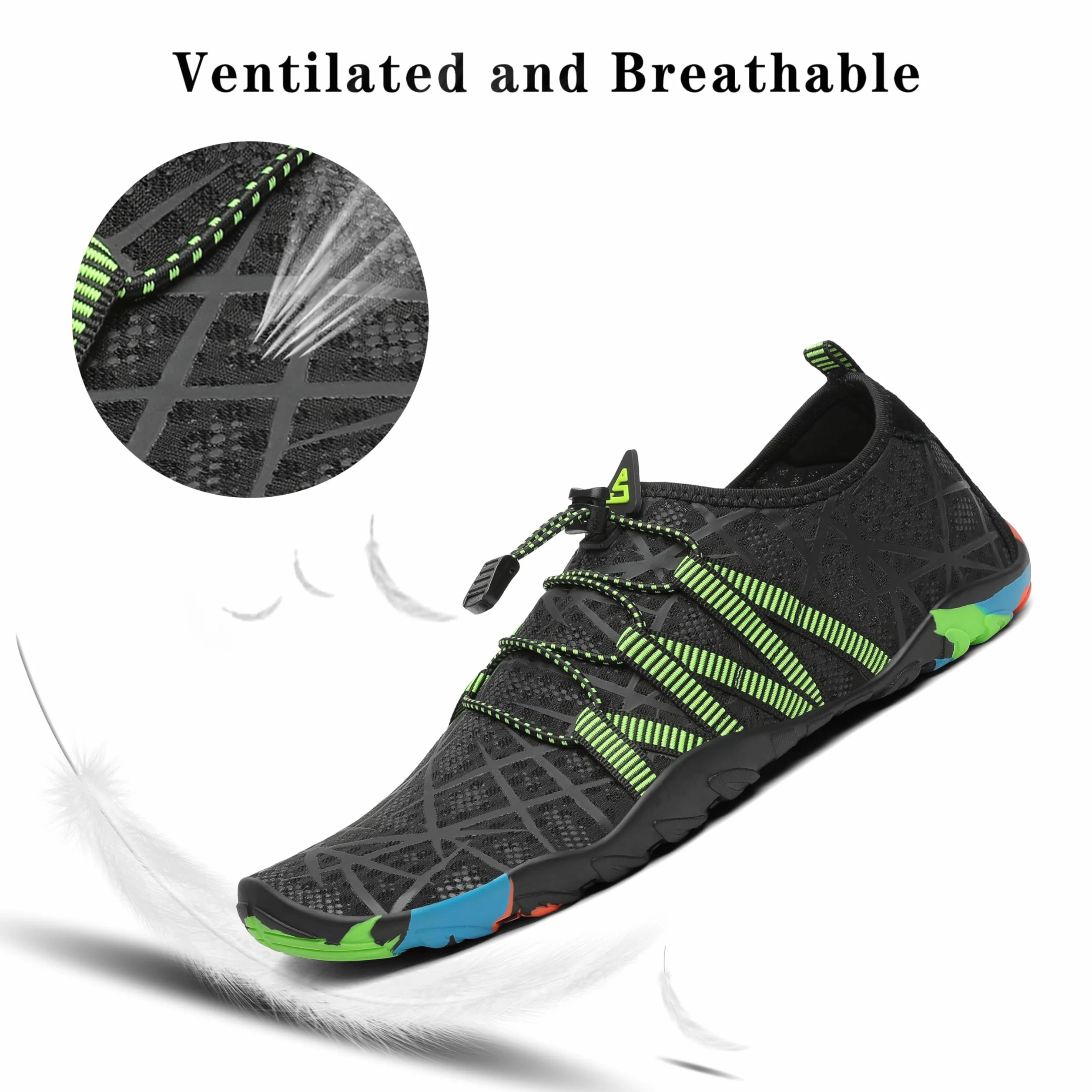 SAGUARO Zapatillas de Agua Secado Rápido Escarpines Antideslizantes GR.35-48