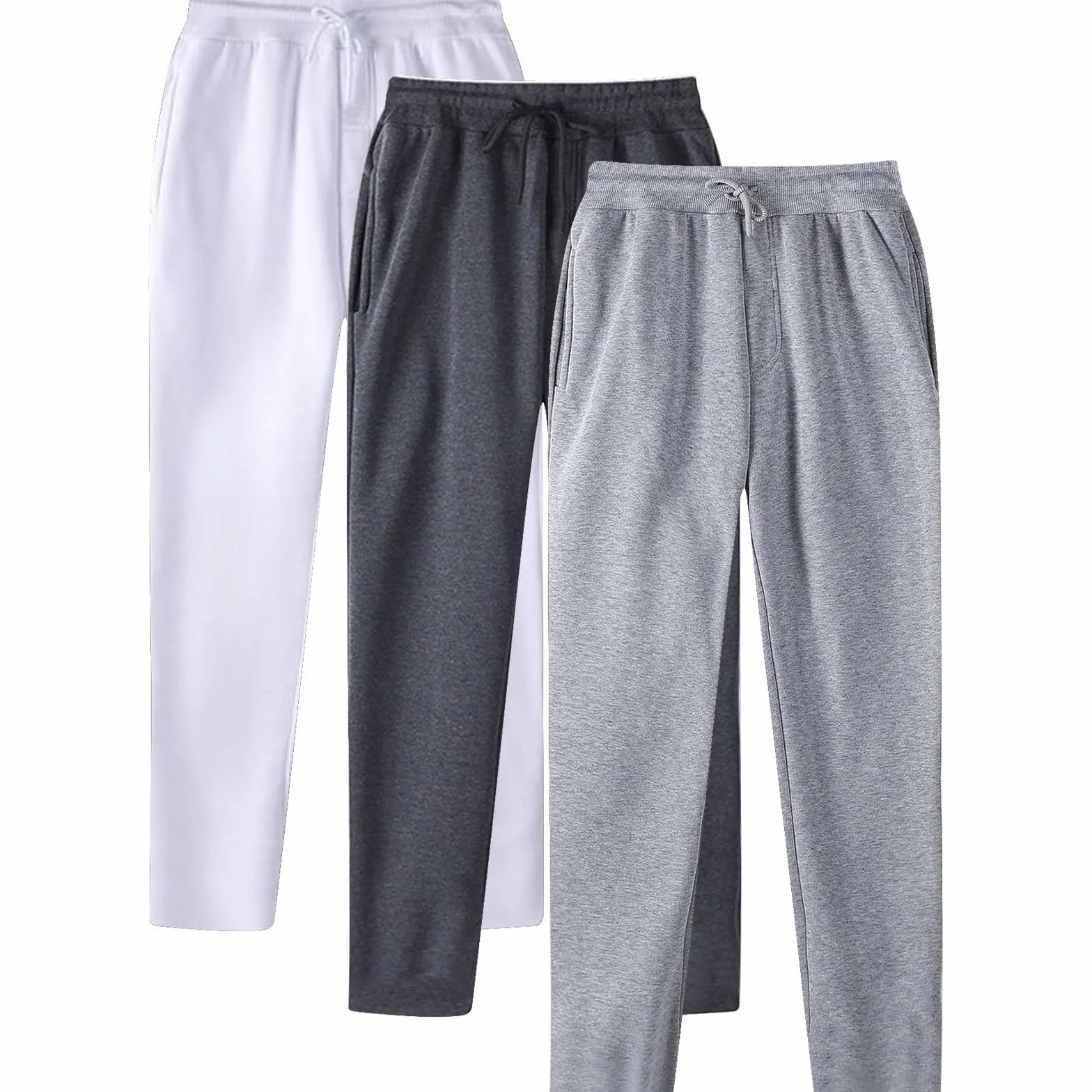 Pantalones de Hip Hop para Hombre, Pantalones de Entrenamiento Informales con puños de Pista de Color sólido, Pantalones de Entrenamiento con Bolsillo, uds.