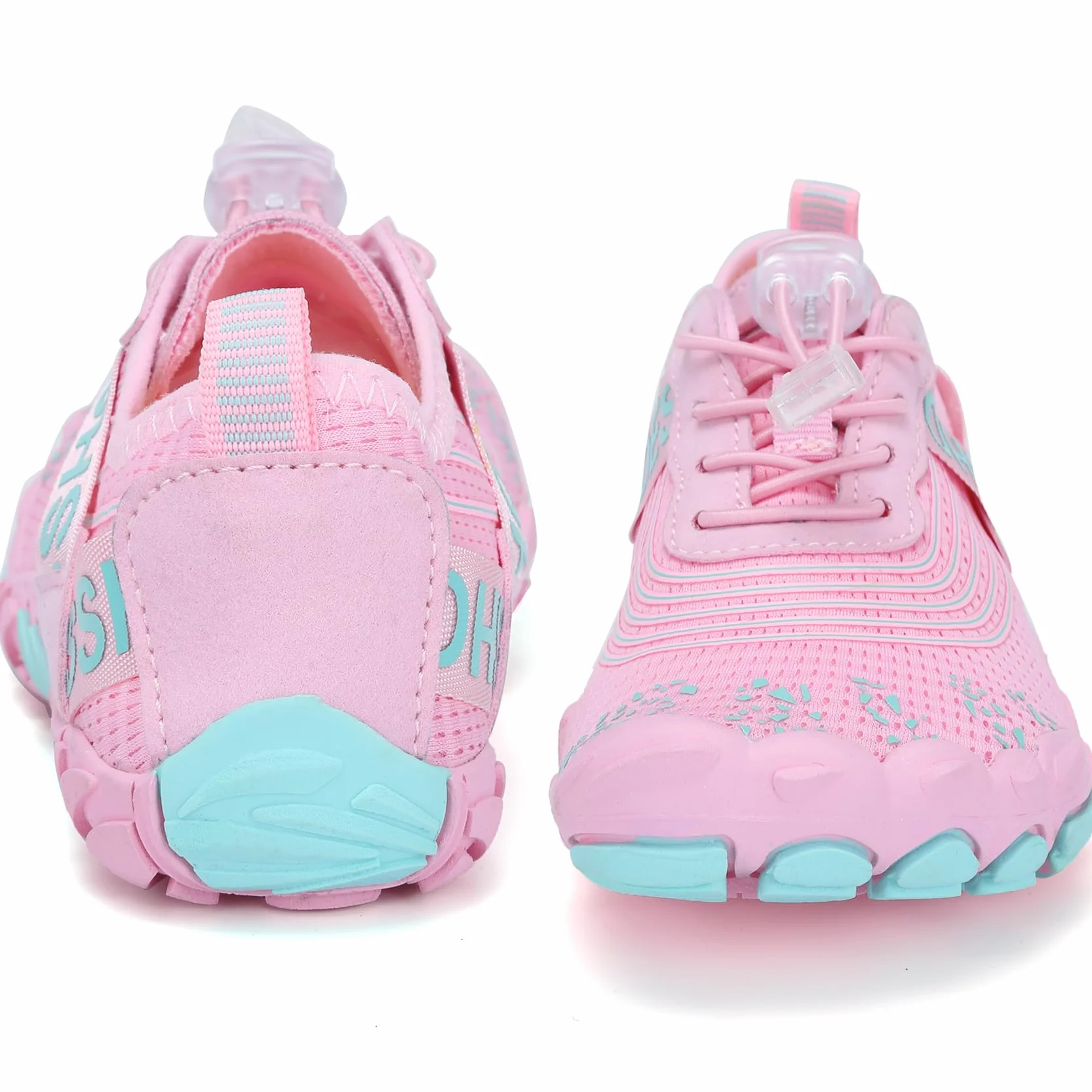 DimaiGlobal Calzado Descalzos Niñas Niños Zapatillas de Trail Running Barefoot Secado Rápido Zapatos de Agua Transpirable Antideslizante para Playa 36EU Rosa
