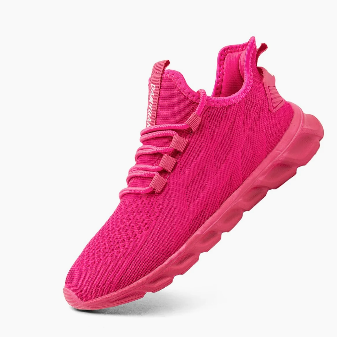 EGMPDA Zapatos deportivos para caminar para mujer, zapatos deportivos para correr, informales, a la moda, ligeros, para el trabajo, viajes, gimnasio, deportes, Rojo melocotón, 37.5 EU