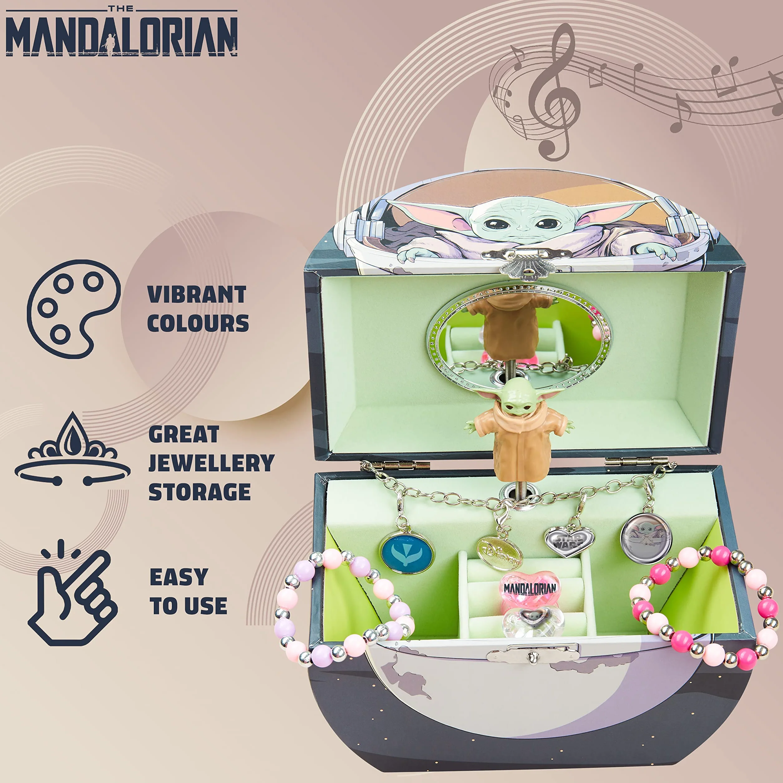 Disney The Mandalorian Joyero Musical Baby Yoda