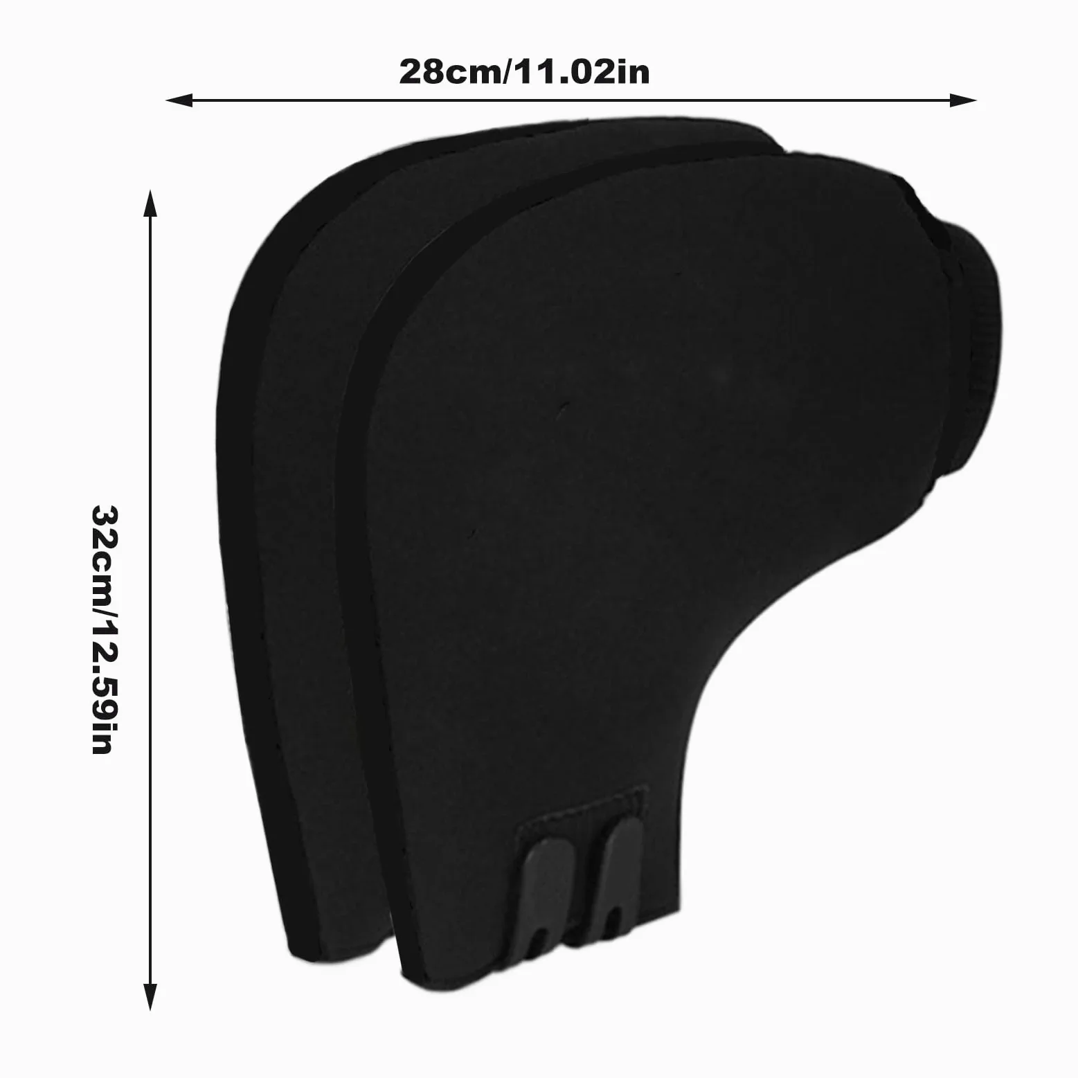Guantes de manillar para ciclismo, guantes impermeables para calentar las manos, resistentes al viento, reflectantes, para clima frío, guantes térmicos para conducción nocturna segura