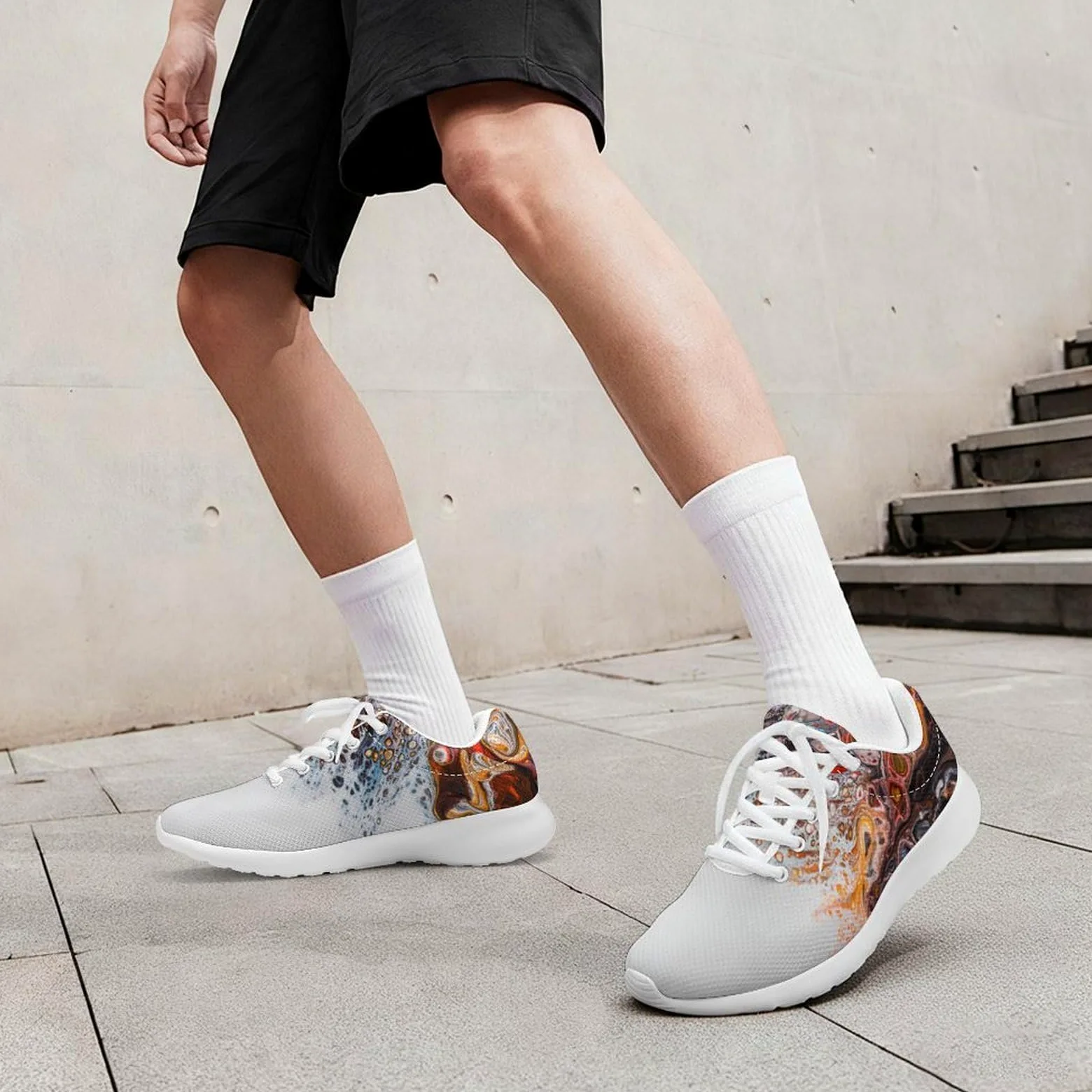 ENEN Zapatillas Deportivas Hombre Mujer Ligeras 36-46 EU | Malla Tenis Transpirable Calzado de Running Antideslizante para Gimnasio y Caminar Zapatos de Deportes Cómodos