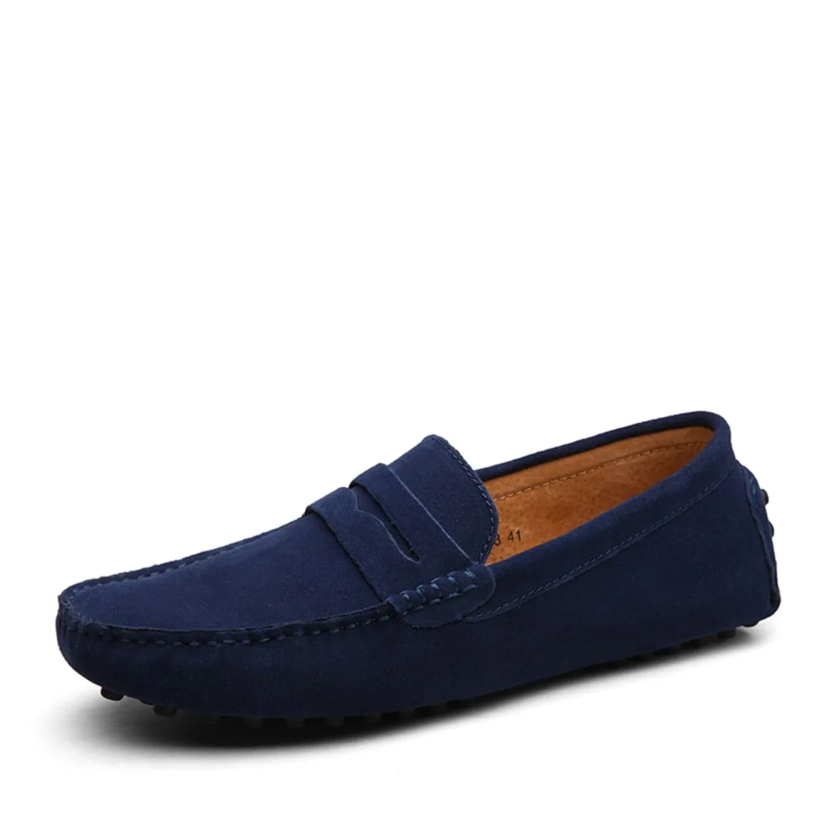 Hombres Elegante Hebilla Mocasines Comodidad Ante Zapatos de Conducir Estiloso Pantuflas Holgazanes Slip On Verano Plano Cuero Zapatos de Conducción 38-49 EU