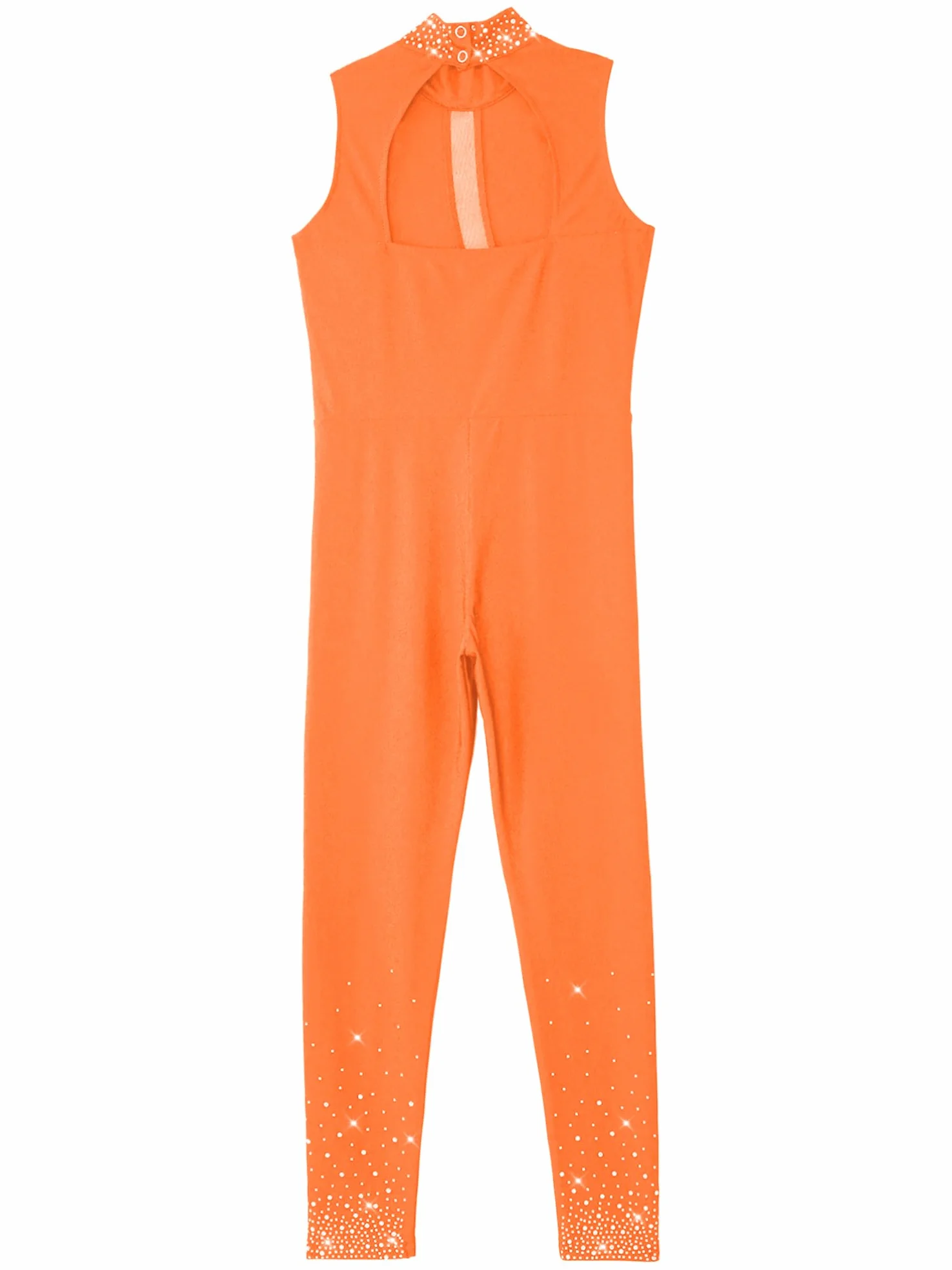 Aislor Maillot De Gimnasia Rítmica Para Niña Mono De Danza Moderna De Malla Transparente Jumpsuit Elástico Disfraz De Bailarina