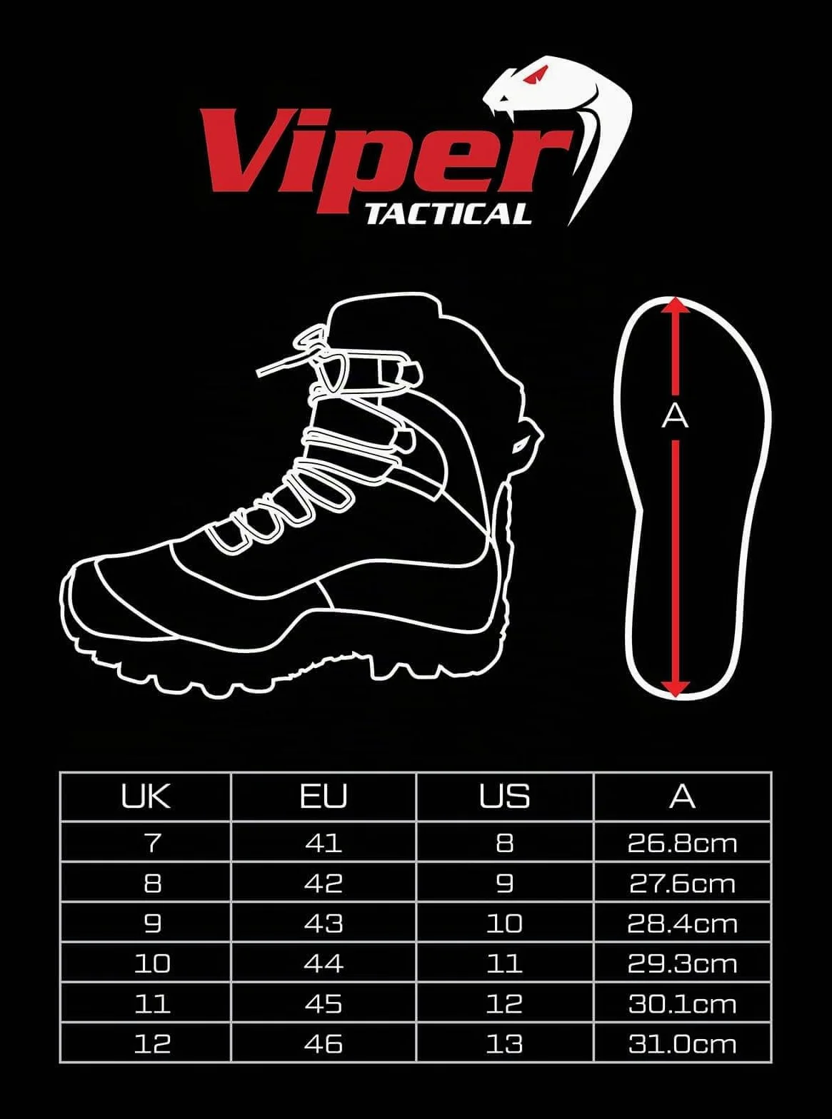 Viper TACTICAL Venom - Botas