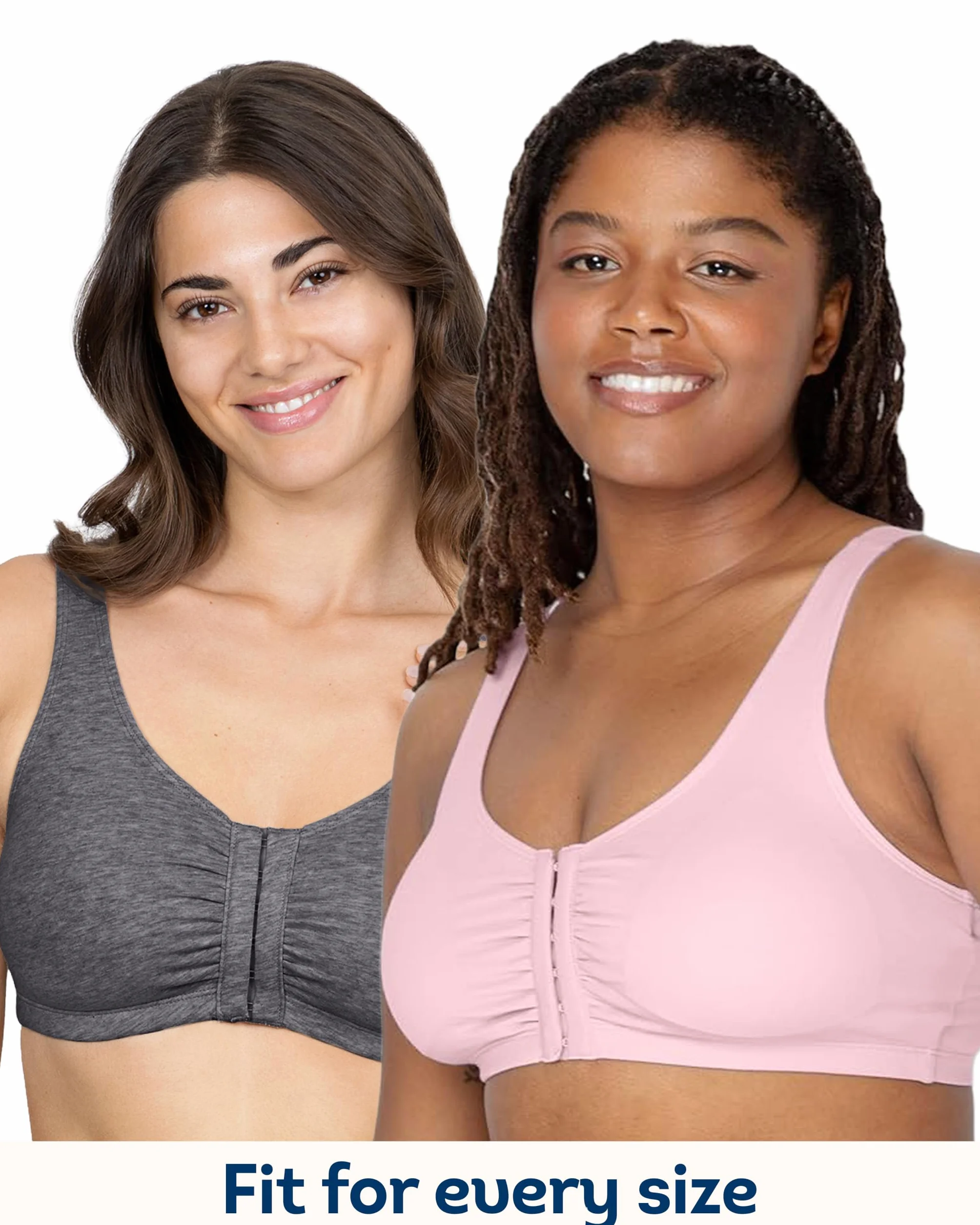Fruit of the Loom Front Close Builtup Sports Bra Sujetador Deportivo Mujer (Pack de 1)