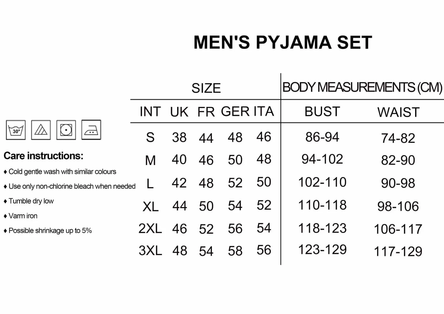 GLOBAL Pijamas Hombre Largos Pantalones Ropa de Dormir Conjunto de Algodón Pijama para Hombre con Bolsillos y Cordón
